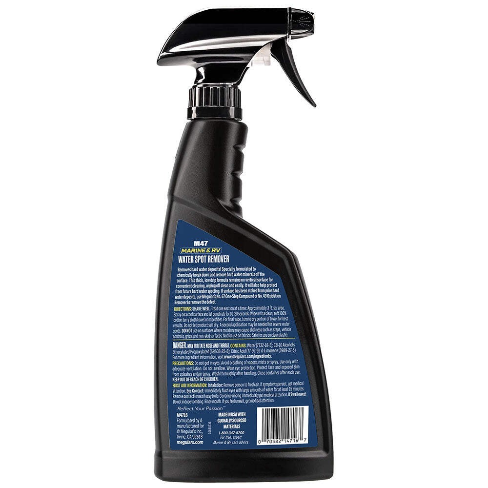 Meguiar&rsquo;s #47 Hard Water Spot Remover – 16oz [M4716]
