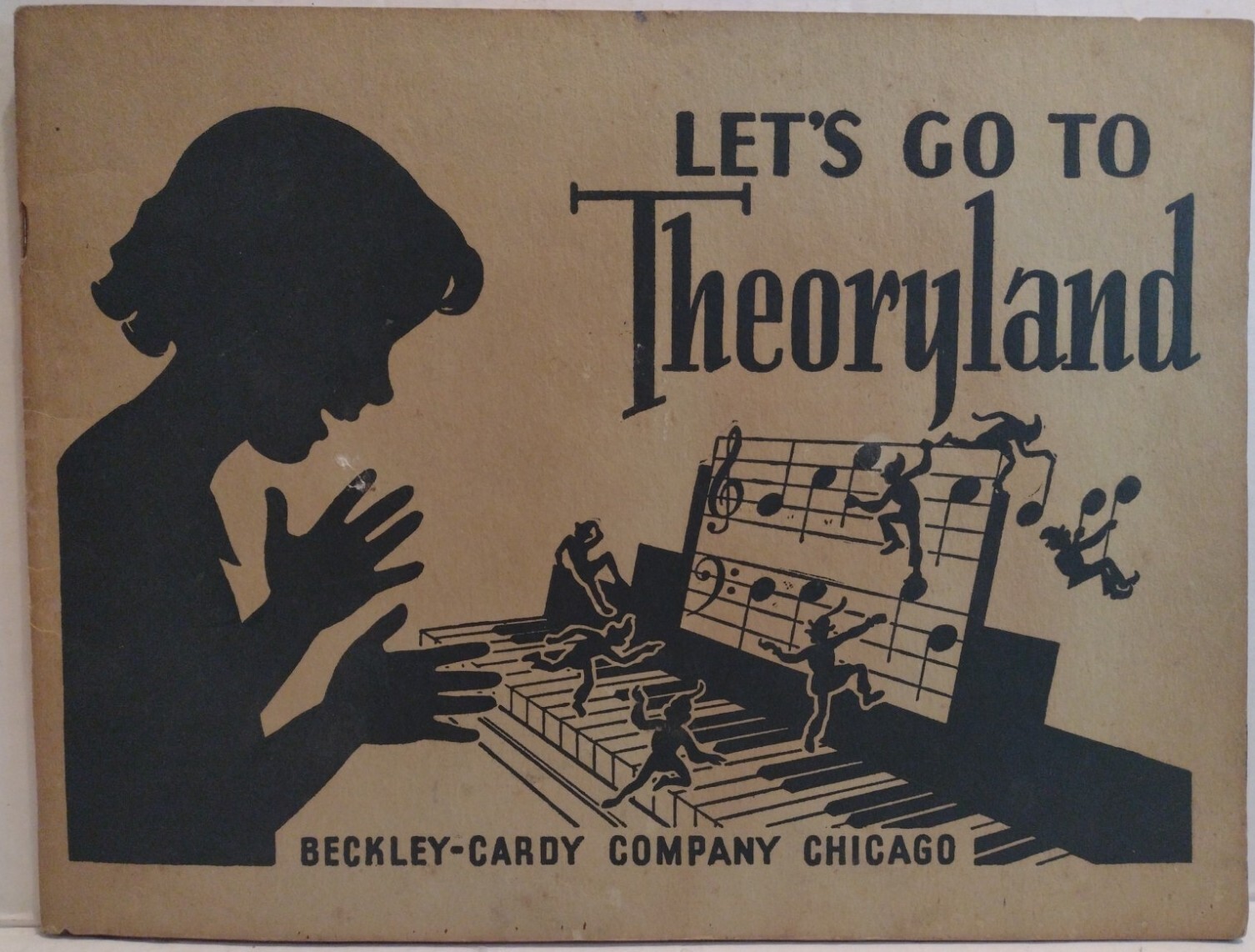 Let&rsquo;s Go To Theoryland Beckley Cardy Co. Chicago VTG Childrens Music Theory Book