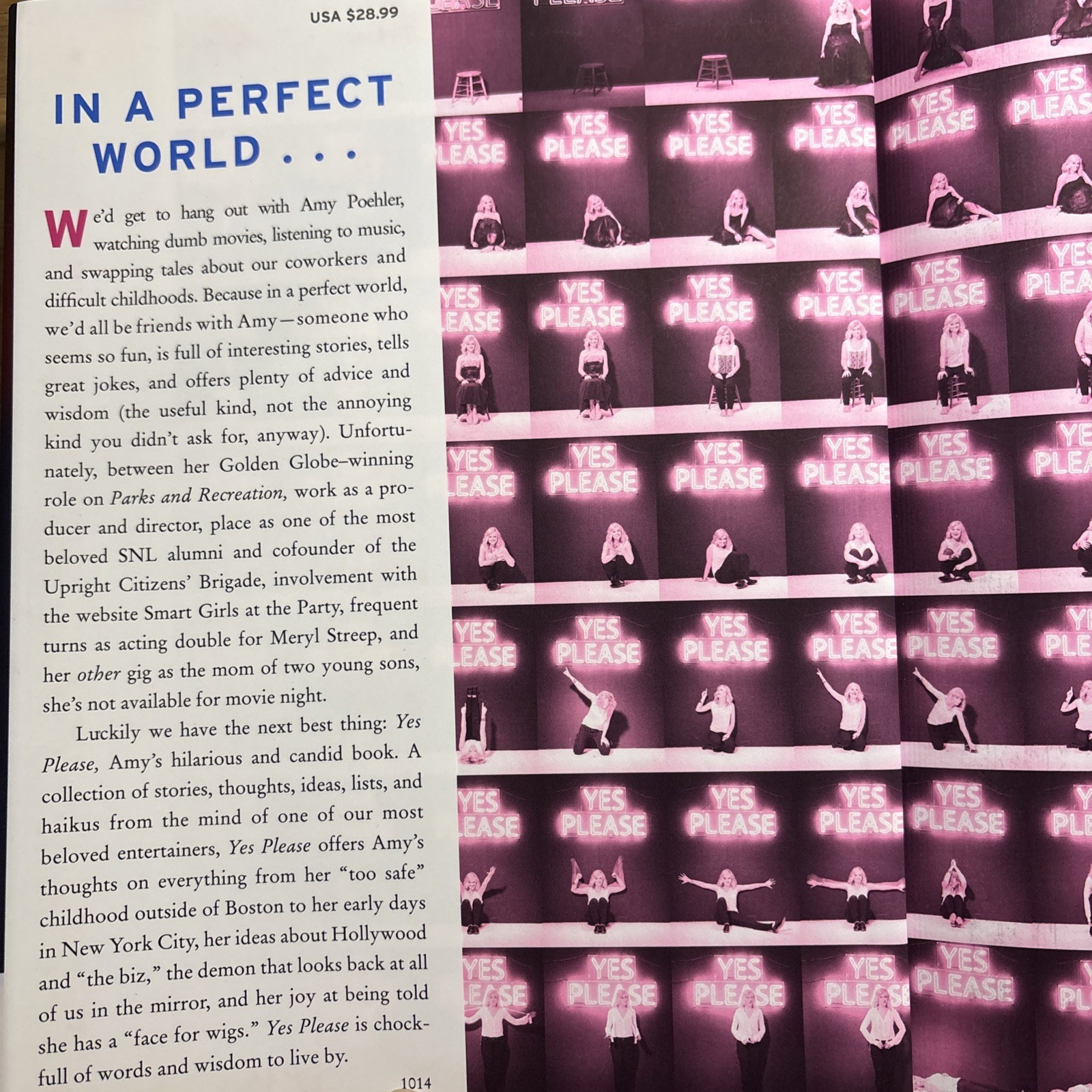 Yes Please by Amy Poehler (2014, Hardcover)