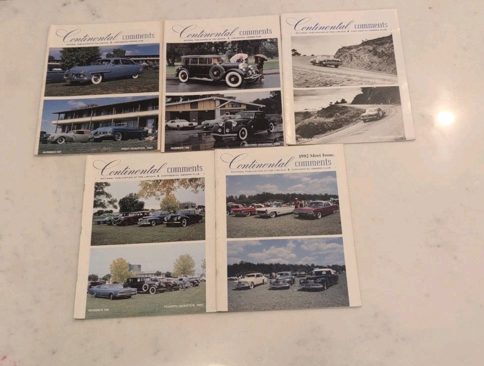 1990&rsquo;s CONTINENTAL COMMENTS LINCOLN MAGAZINE HUGE LOT (51)