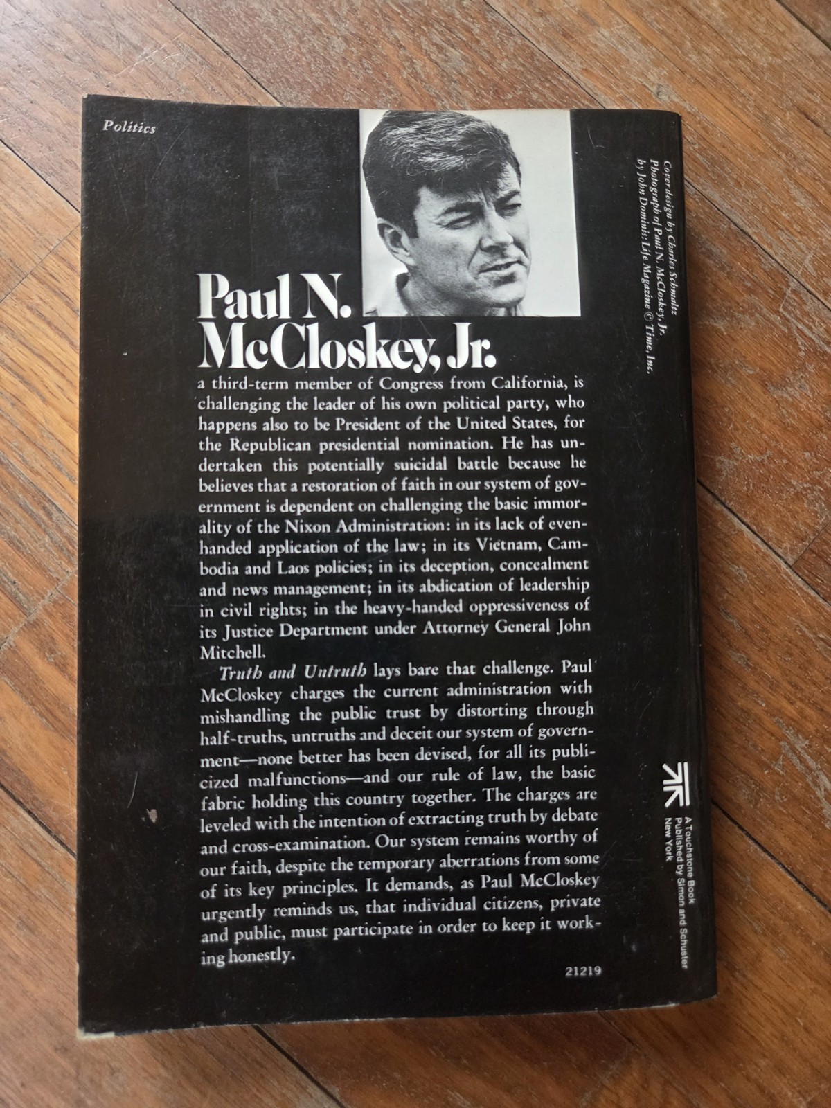 Truth and Untruth – Political Deceit – Paperback, by Paul McCloskey – Acceptable