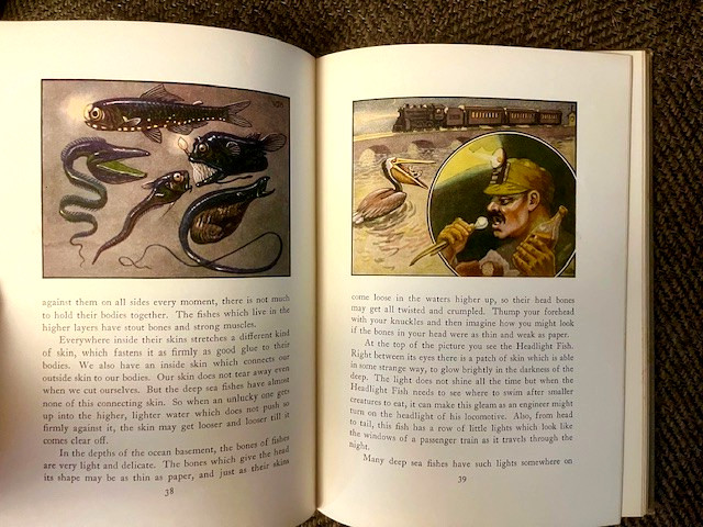 1935 WATER PEOPLE by Wilford Swancourt Bronson art deco full color children&rsquo;s