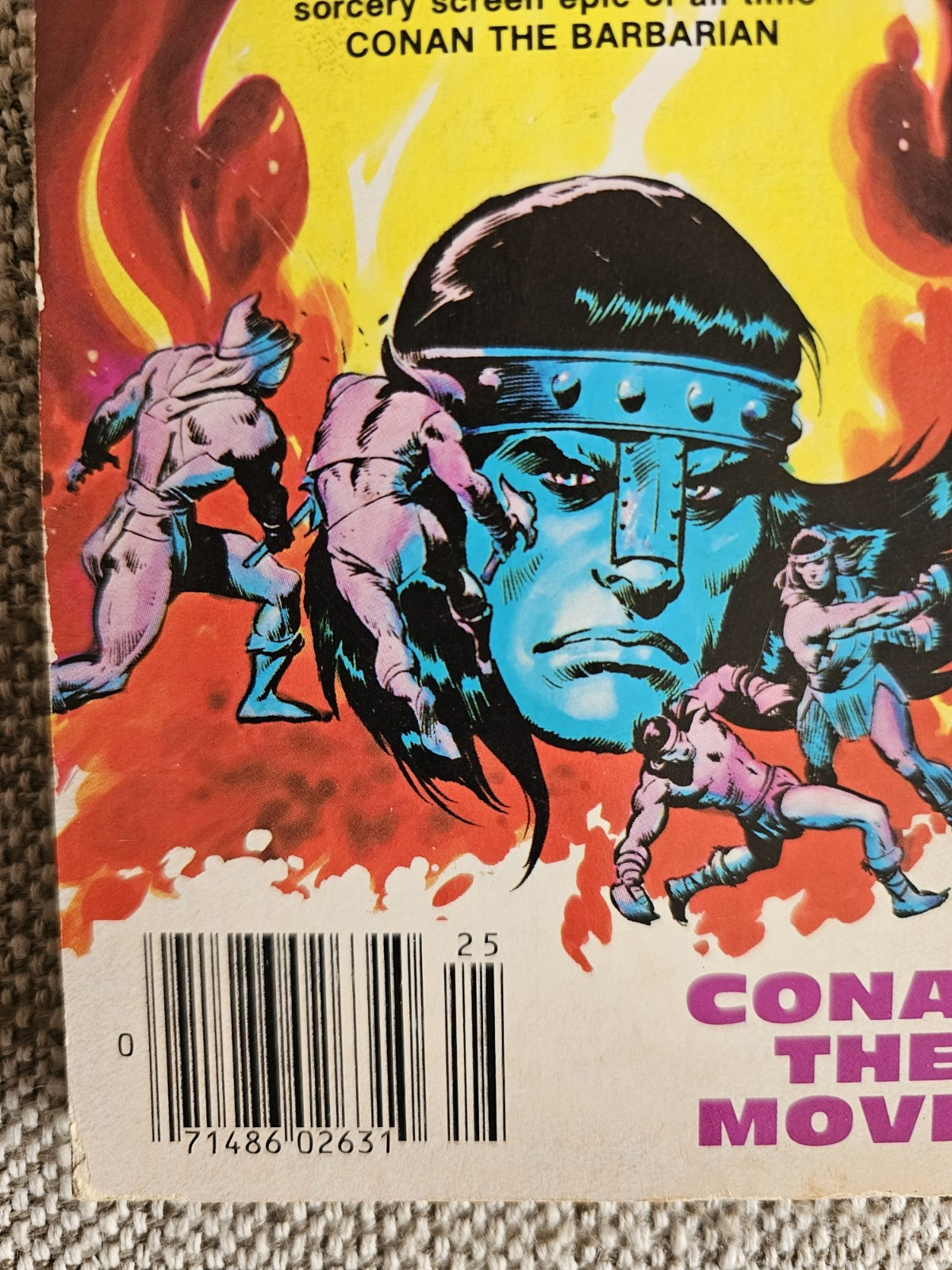 Conan The Barbarian The Official Marvel Comics Illustrated Books 1st Ed 1982