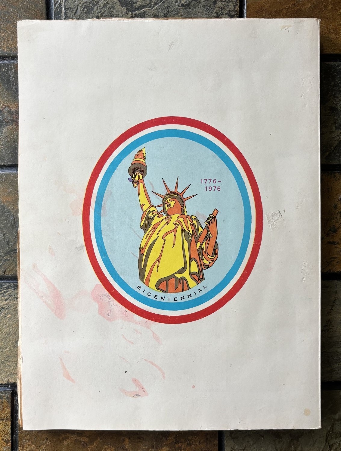 Vintage 1970&rsquo;S BICENTENNIAL 1776 – 1976 AMERICAN HISTORY COLORING BOOK unused