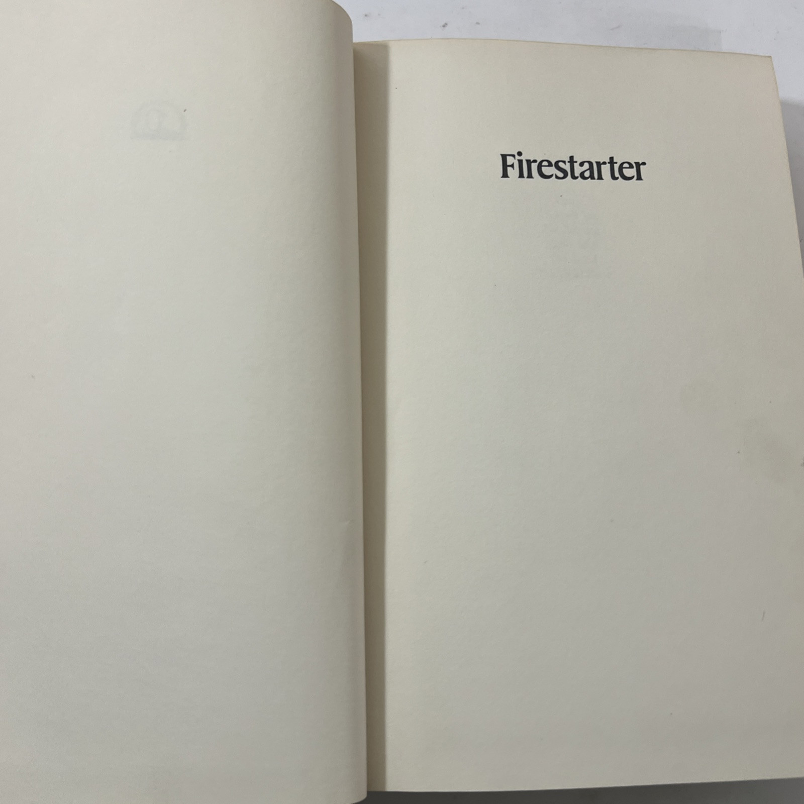 Stephen King Fire Starter Hardcover First Edition 1980 Viking Press