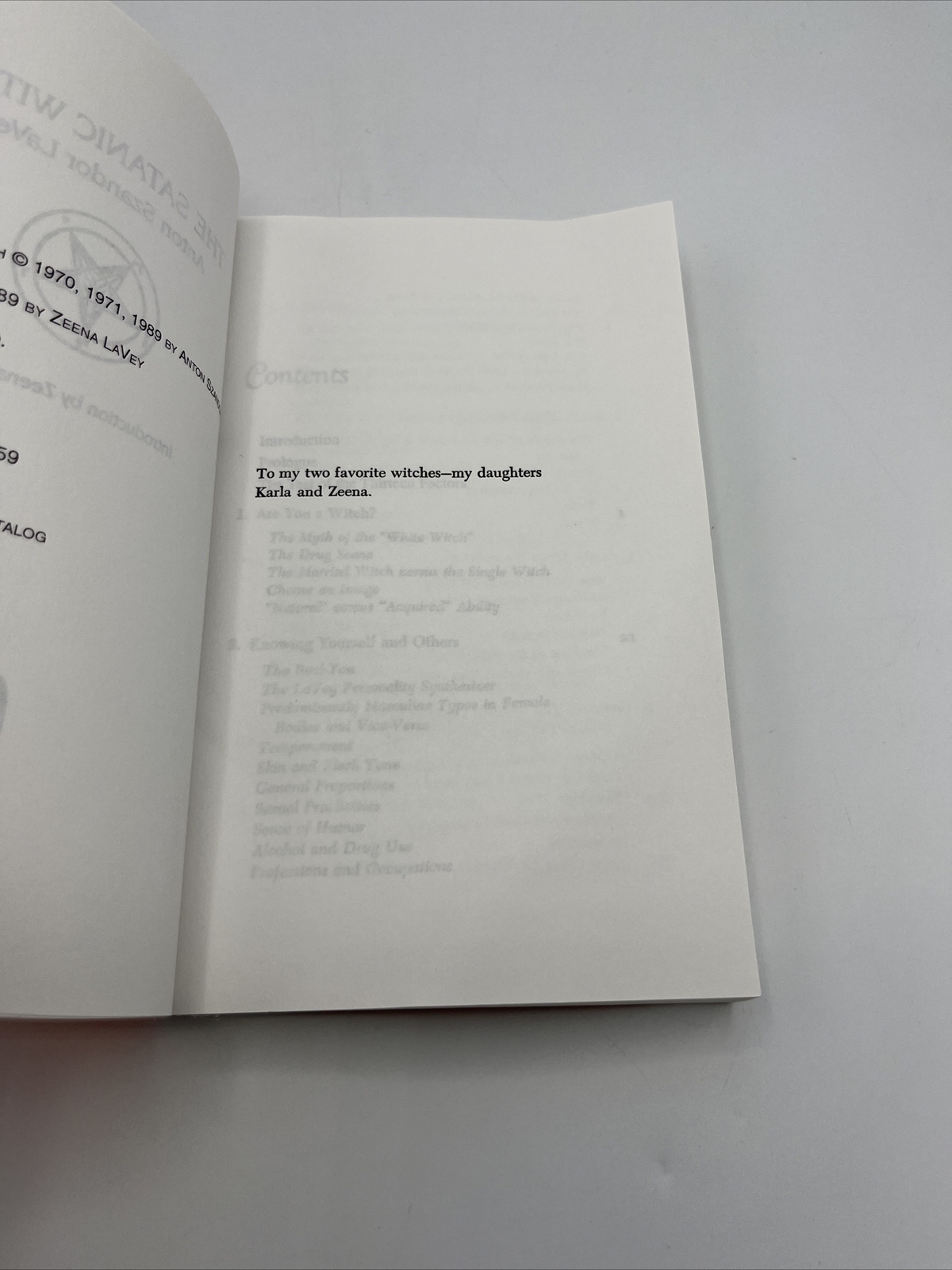 Anton Szandor Lavey The Satanic Witch Feral House 1989 Church of Satan Satanism