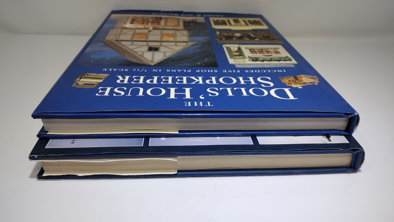 Lot (2) D&C Books Making Character Dolls&rsquo; Houses + Shopkeeper 1/12 Scale HCDJ VG