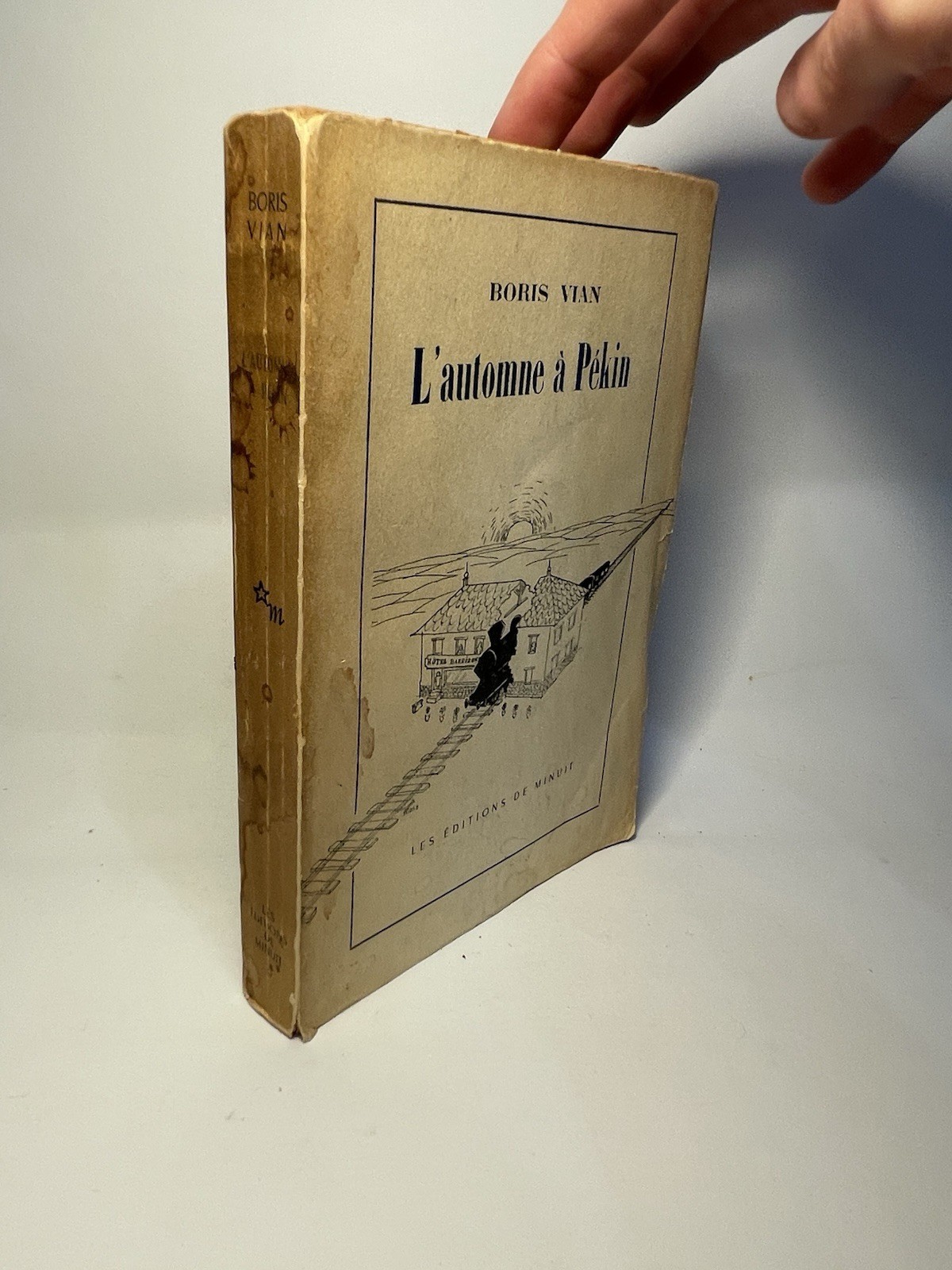 RARE 2nd ED Boris Vian L&rsquo;Automne a Peking 1956 experimental novel french
