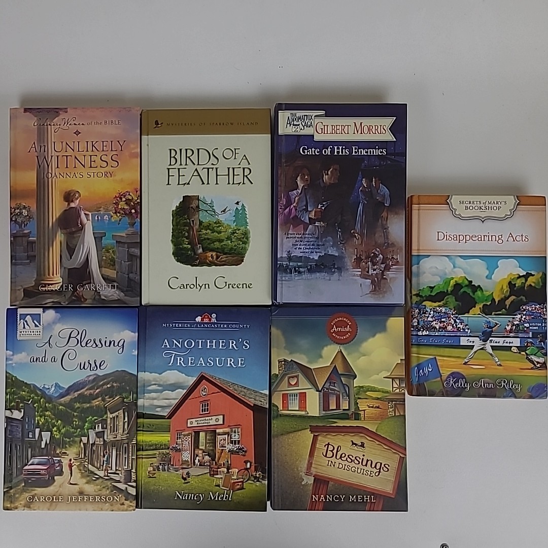 Lot of 18 Guidepost Books Amish Mysteries, Minister&rsquo;s Wife Inspirational HC