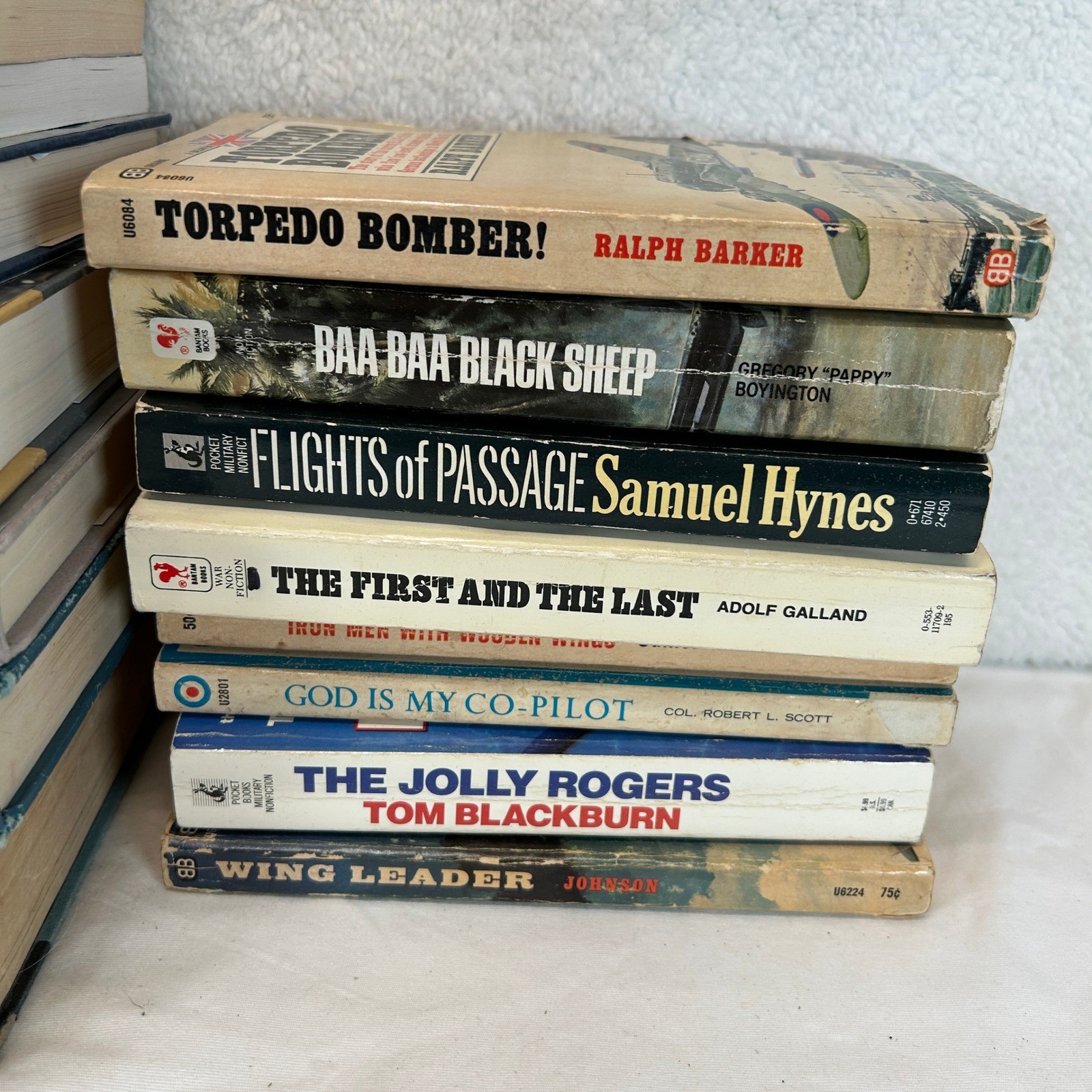 15 Lot Military Aviation History Book WWII Vietnam Pilot Memoirs Aircraft Bundle