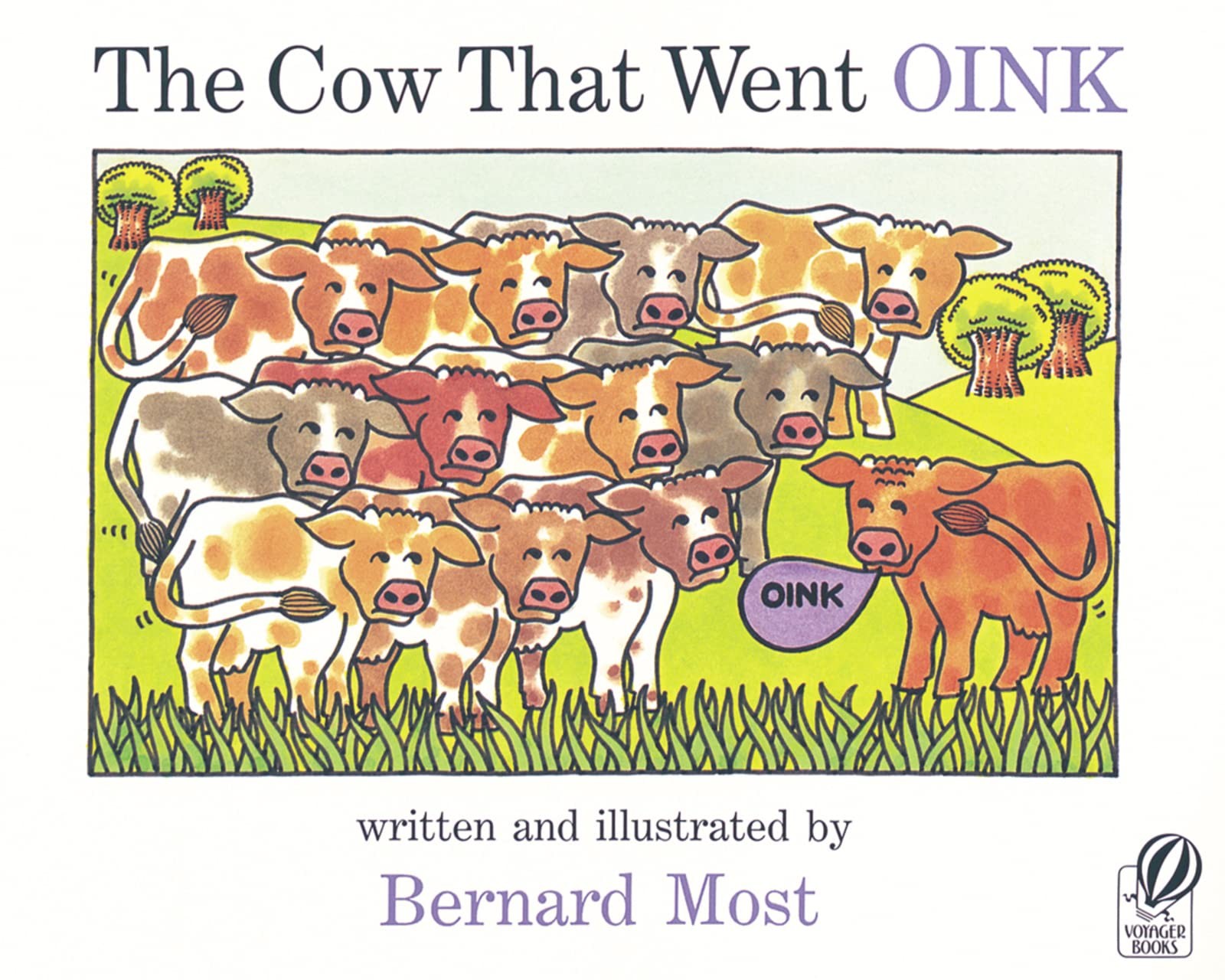 The Cow That Went OINK – paperback Most, Bernard