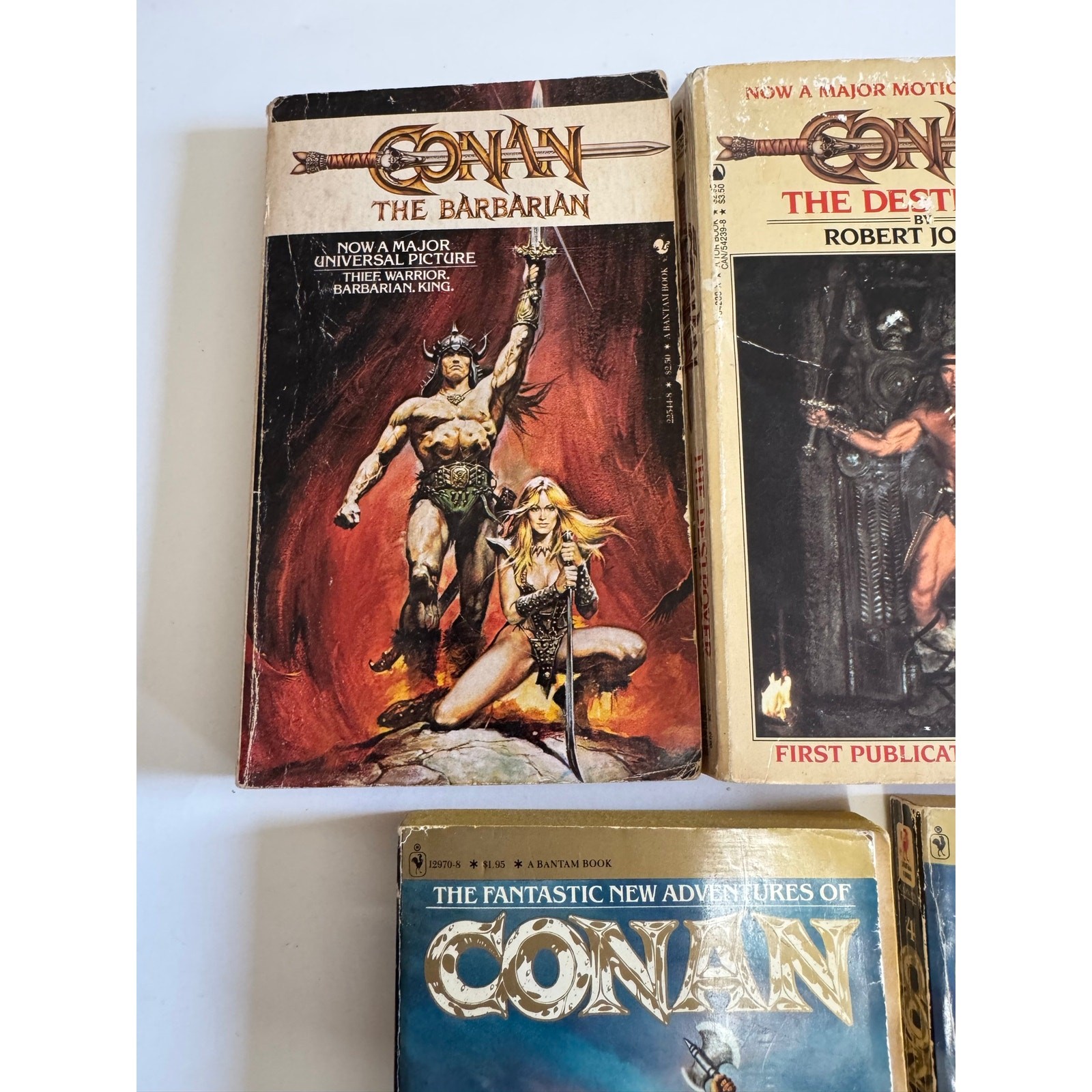 Conan The Barbarian Book lot of 5 Robert Jordan + List in Description