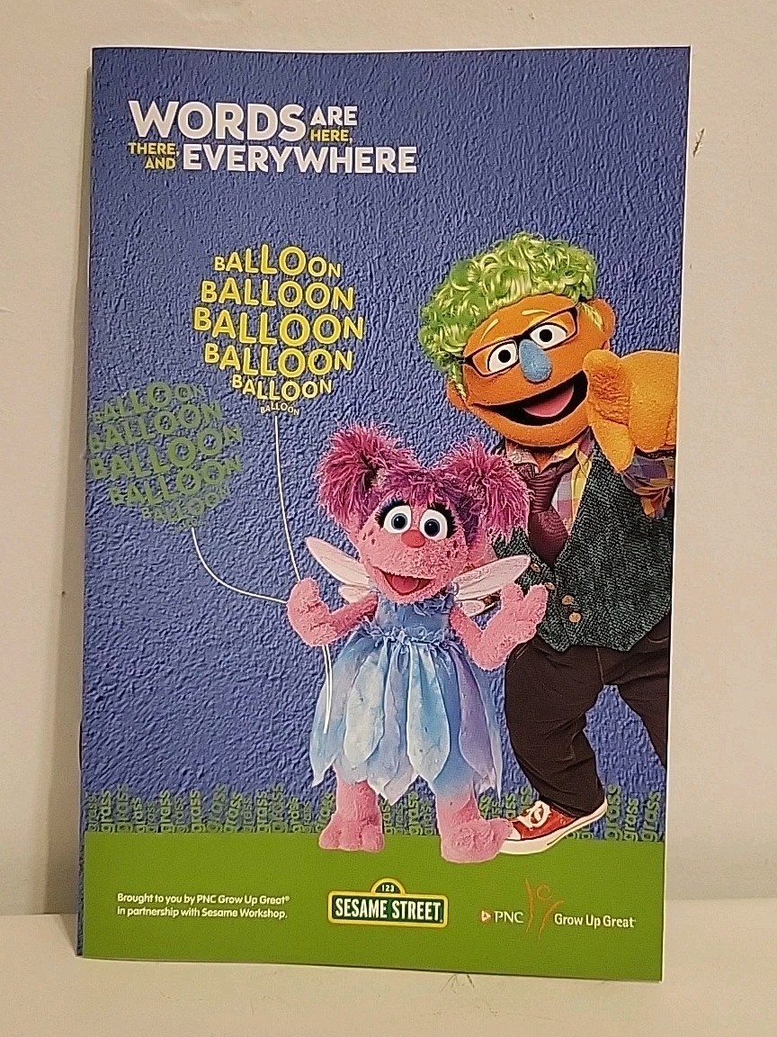 Sesame Street WORDS ARE EVERYWHERE Learning Series Bilingual Kit – Book DVD More