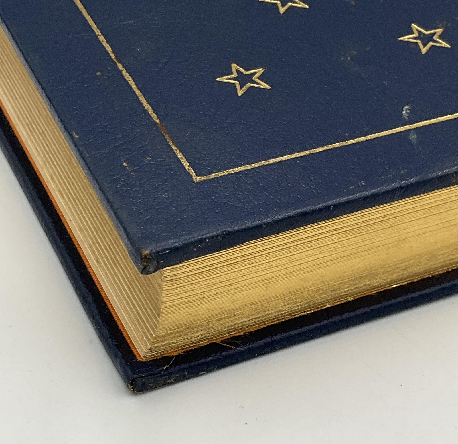 Vintage Rights Of Man Thomas Paine HC Collector&rsquo;s Ed Leather Blue 1989 Taunton