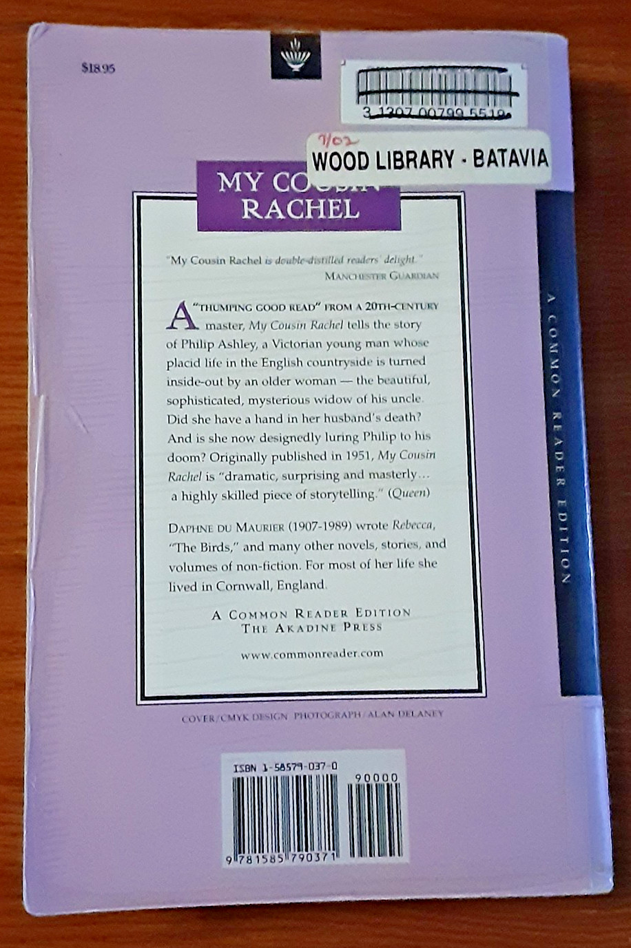 My Cousin Rachel by Daphne Du Maurier PB 2001 vtg gothic romance psychological