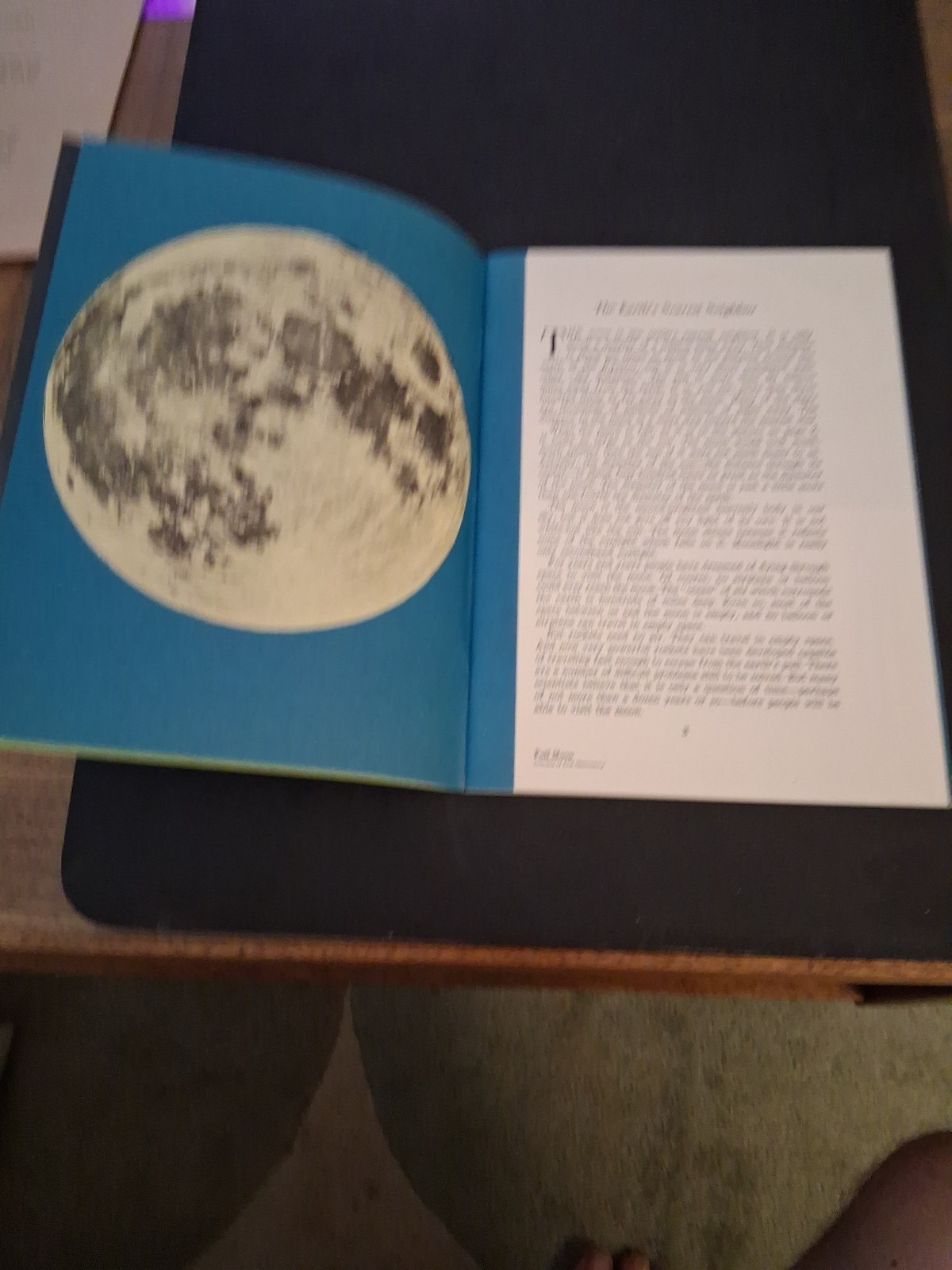Earth&rsquo;s Nearest Neighbor Moon Book 1966 Edition Bertha Parker Paperback V. G.