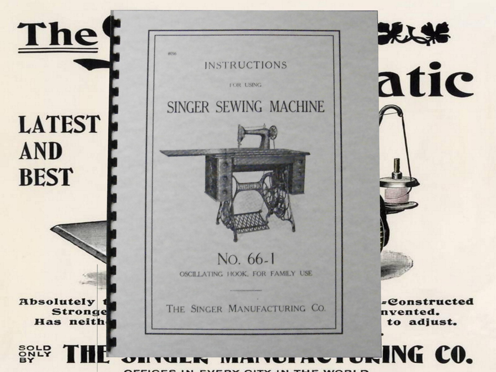 Singer Sewing Machine No. 66-1 Instruction Manual « 1913 » (27 Page)