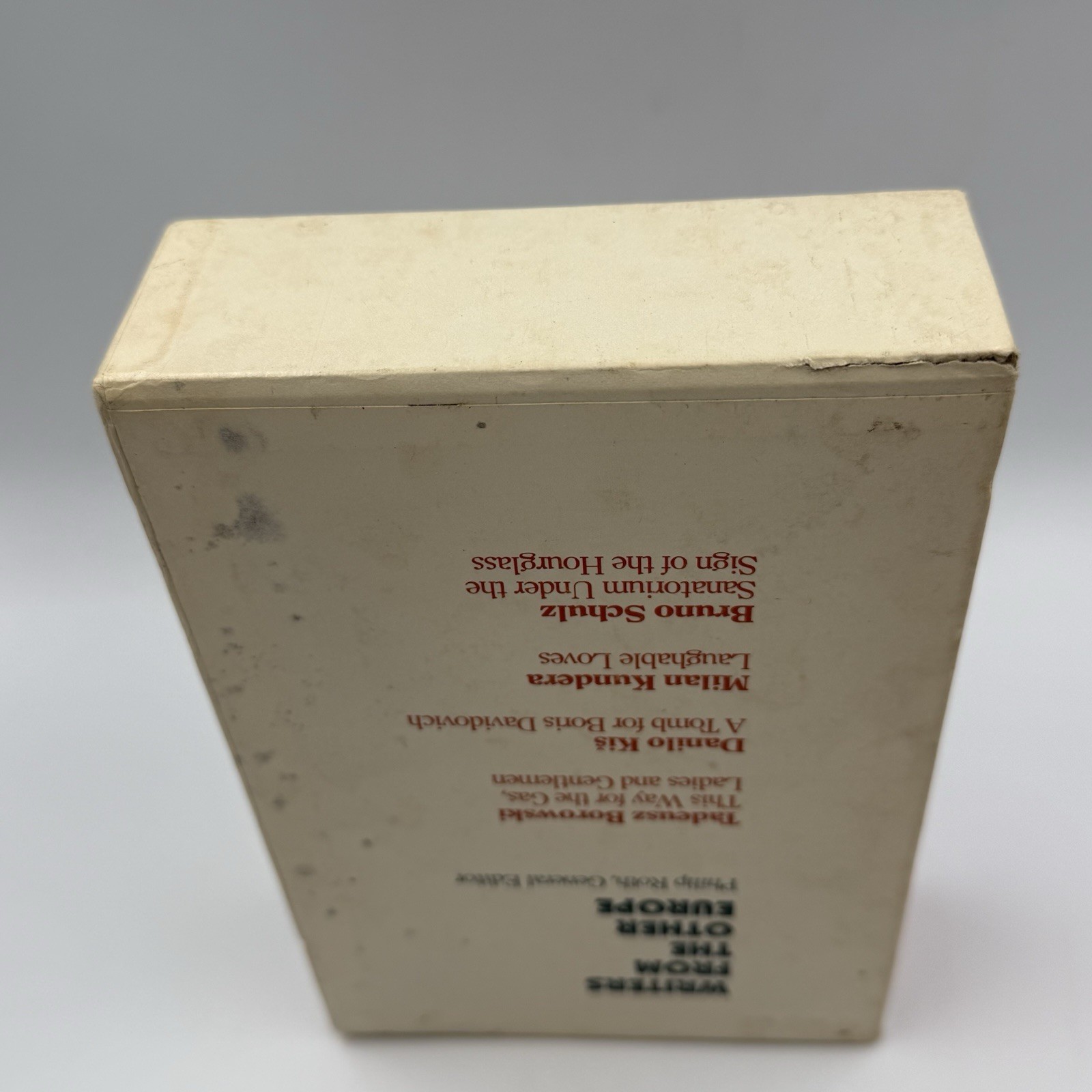 Writers From The Other Europe Philip Roth Kis Kundera Schulz Borowski Box Set