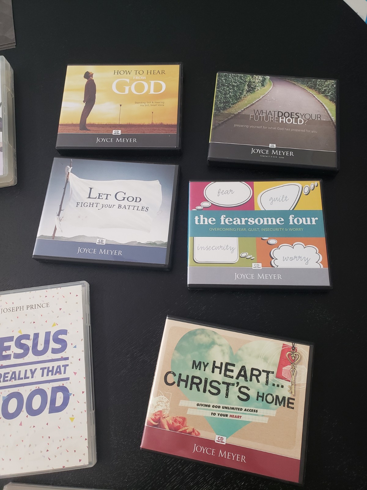 Lot 60 + Faith Teaching CD&rsquo;S & DVD&rsquo;s Joseph Prince Joel Osteen Joyce Meyer Books