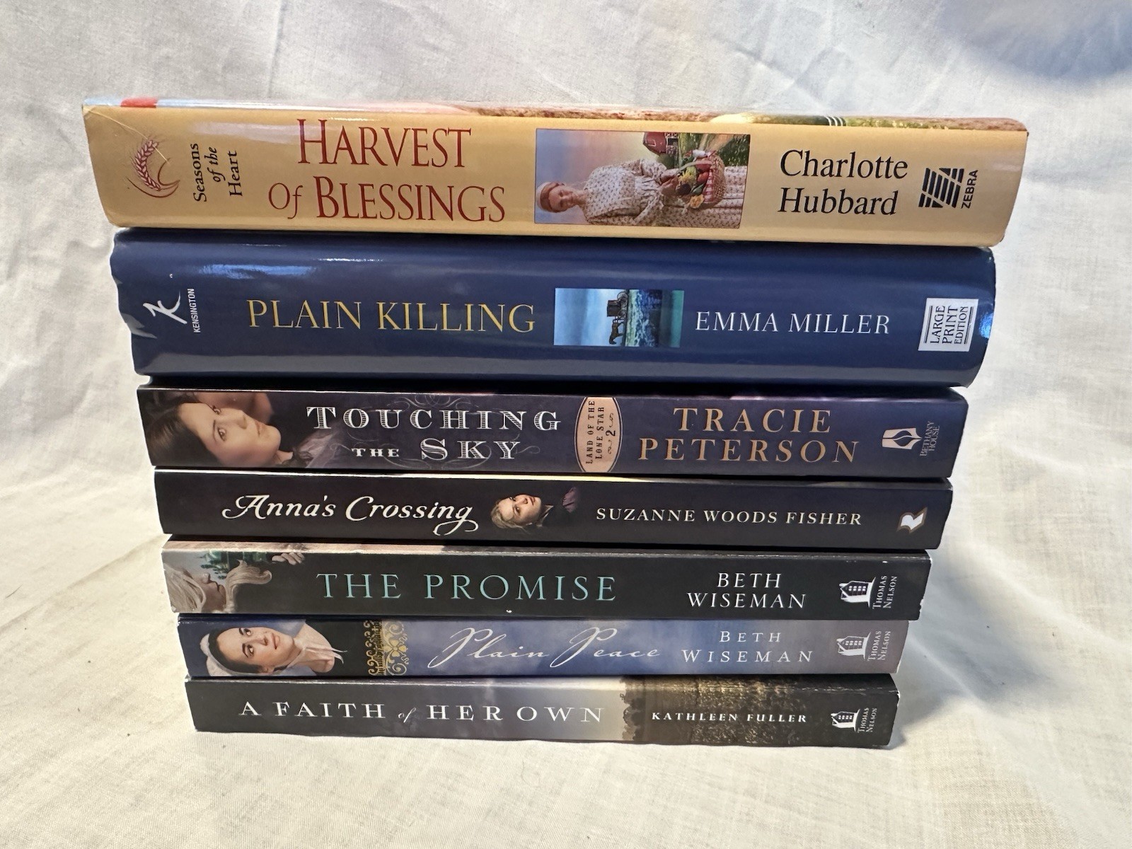 Lot Of 7 Books- Kathleen Fuller, Beth Wiseman, Emma Miller