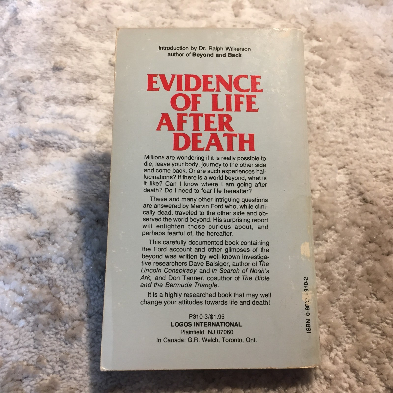 On The Other Side Marvin Ford 1978 Logos International Near Death Experiences