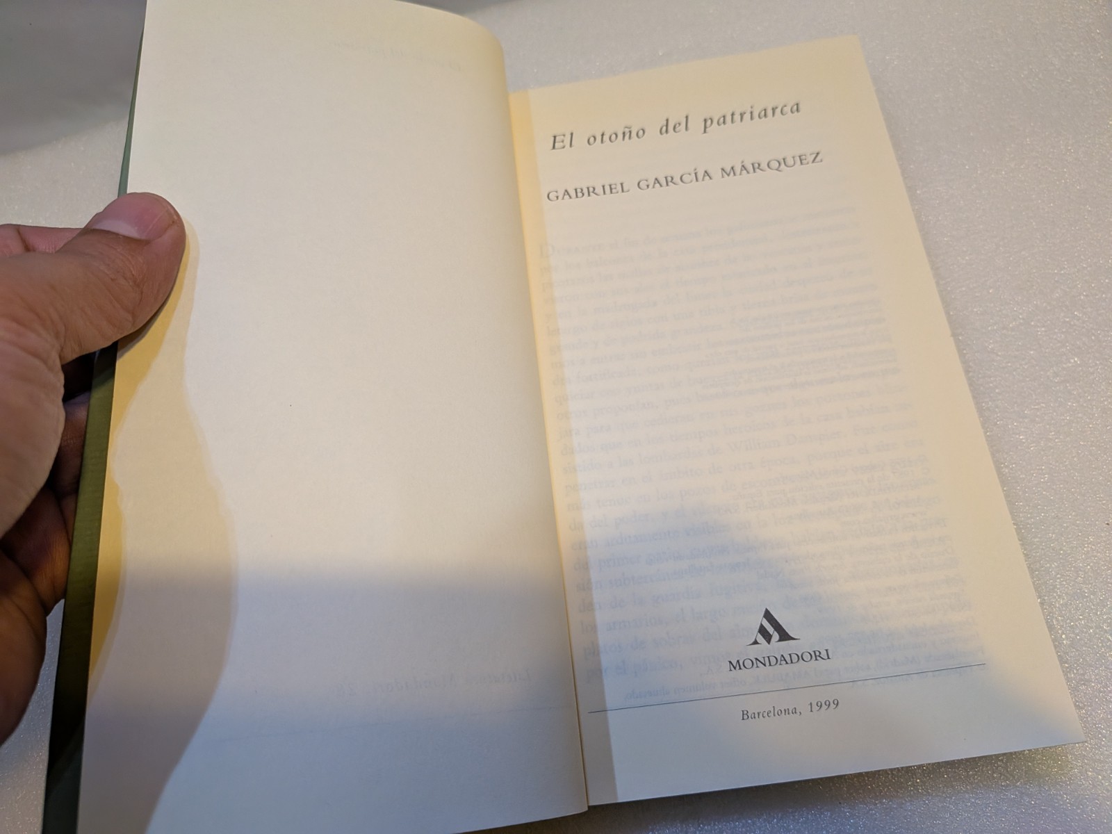 El Otoño del Patriarca Paperback Gabriel García Márquez