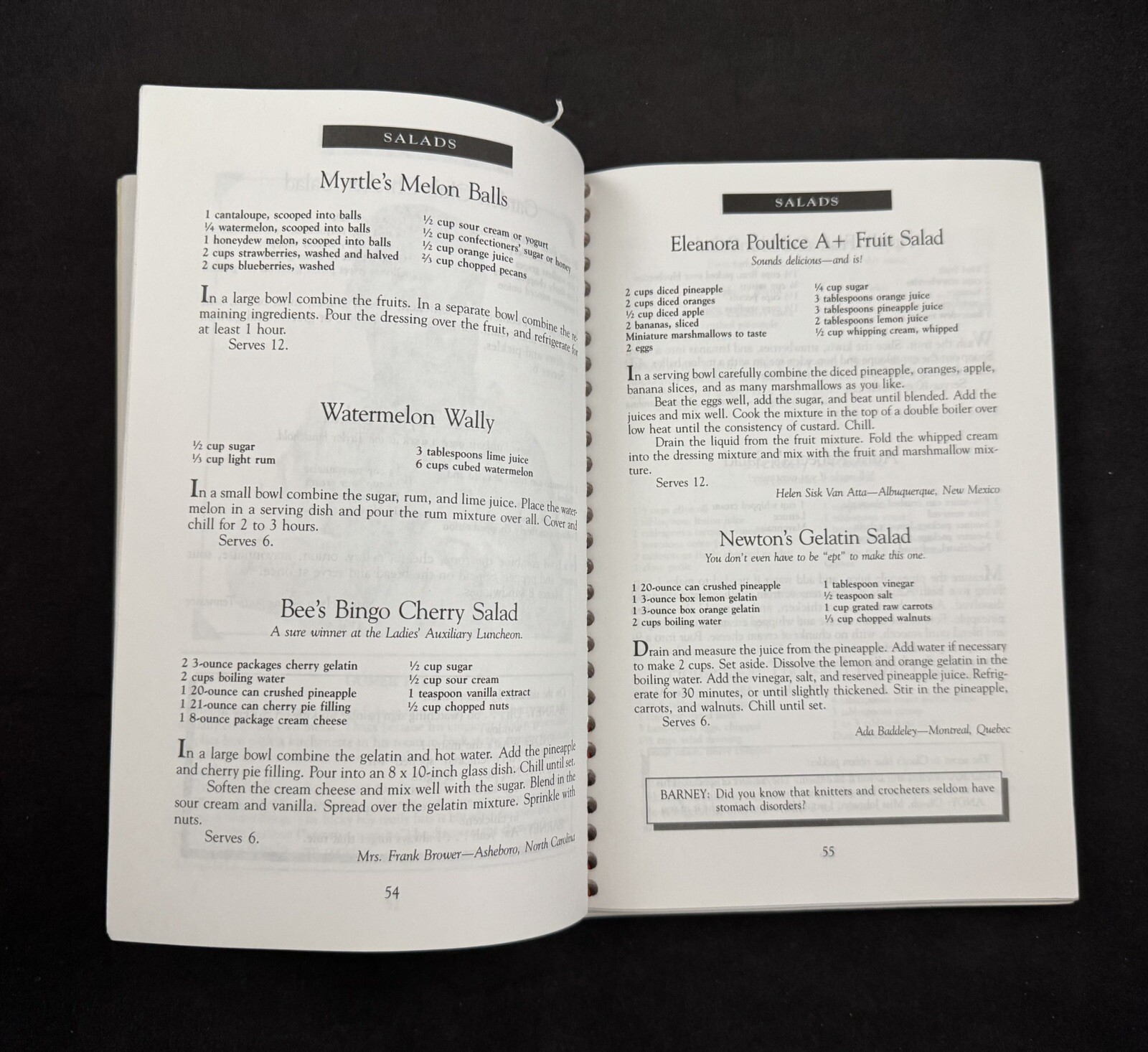 Aunt Bee&rsquo;s Mayberry Cookbook by Ken Beck & Jim Clark (1991)