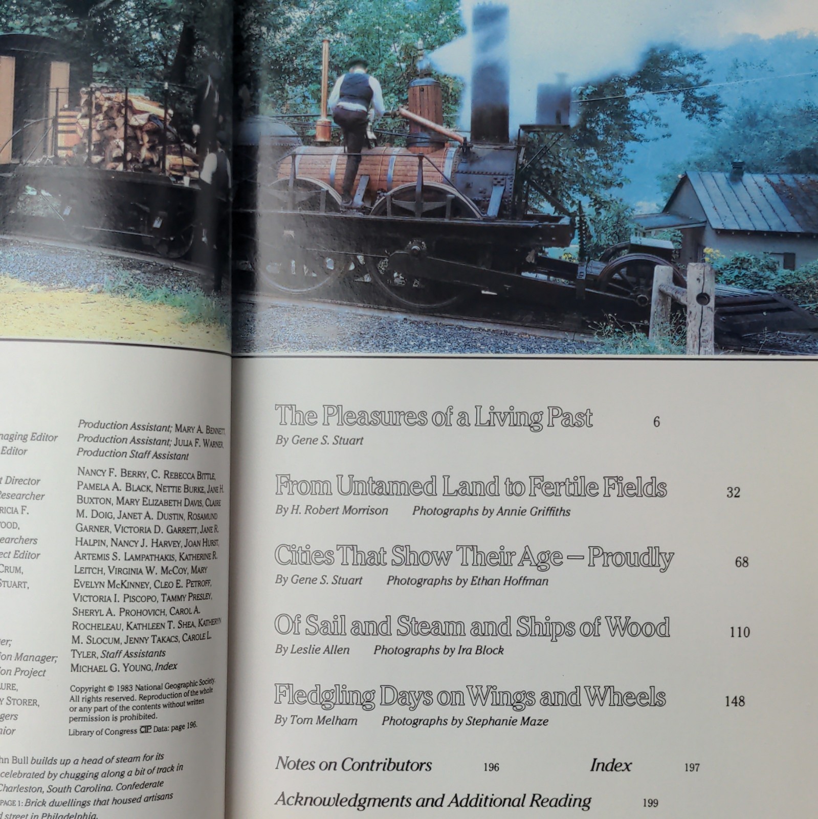 Preserving America&rsquo;s Past Hardcover Illustrated 1983 National Geographic Society