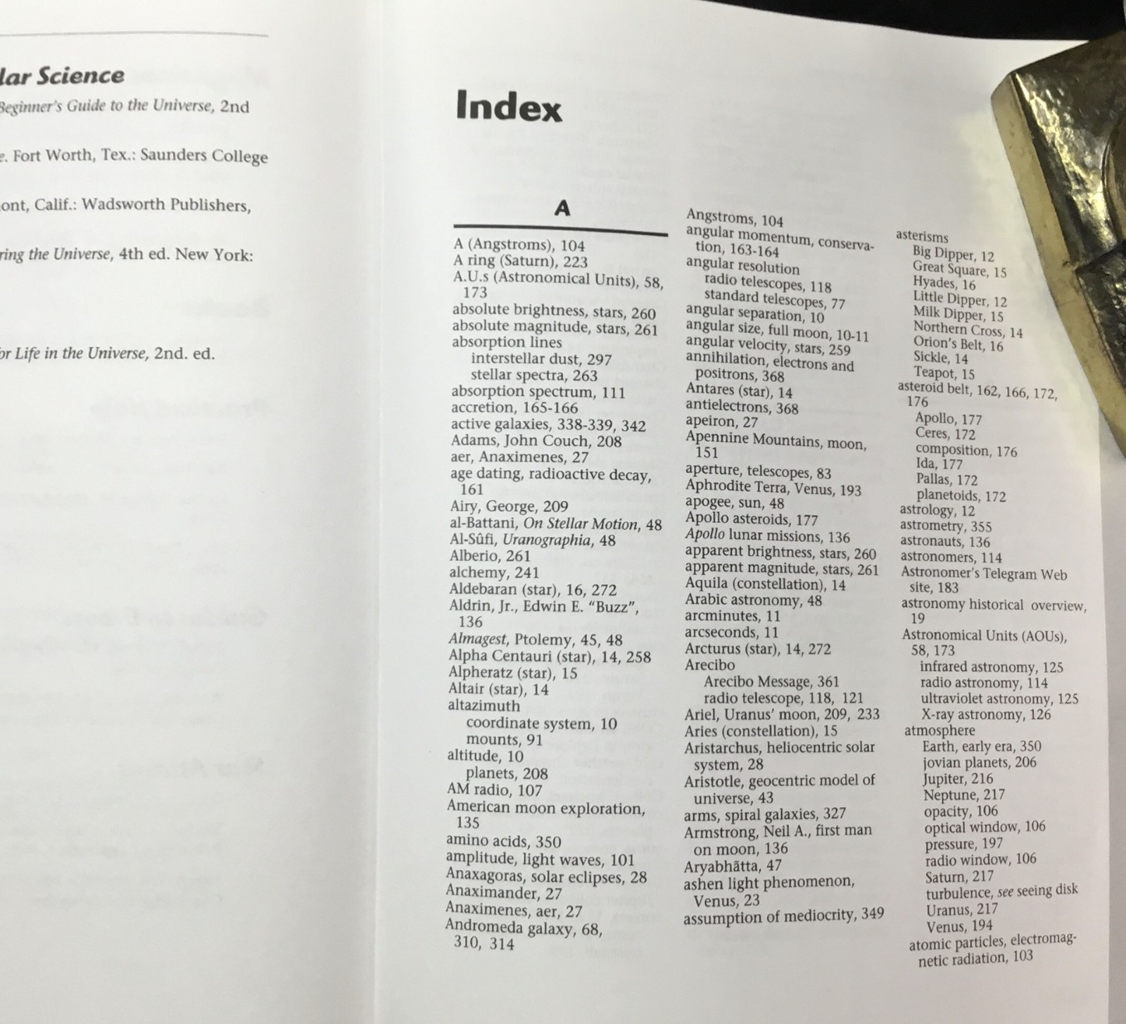 Book, Idiot&rsquo;s Guide to Astronomy, Alpha Books, 1999, 448 pages, illustrated