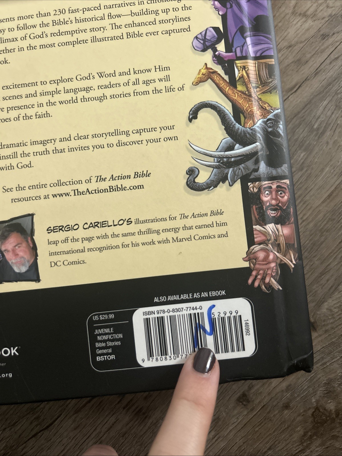 The Action Bible: God&rsquo;s Redemptive Story by Sergio Cariello Graphic Novel