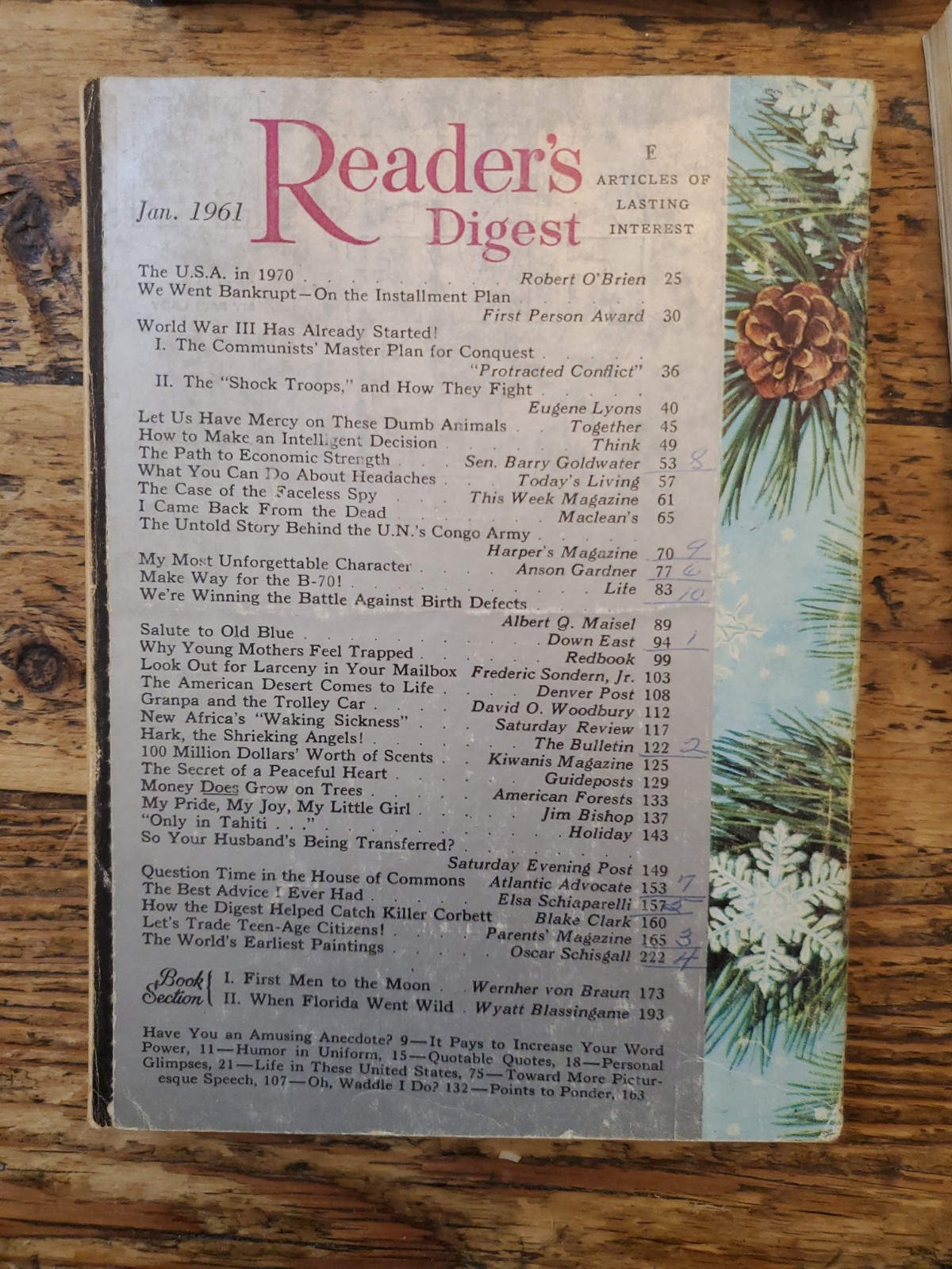 Lot Of 6 &rsquo;54 &rsquo;60 &rsquo;61 &rsquo;65 Reader’s DIGEST Vintage History Short Stories 1954 Book