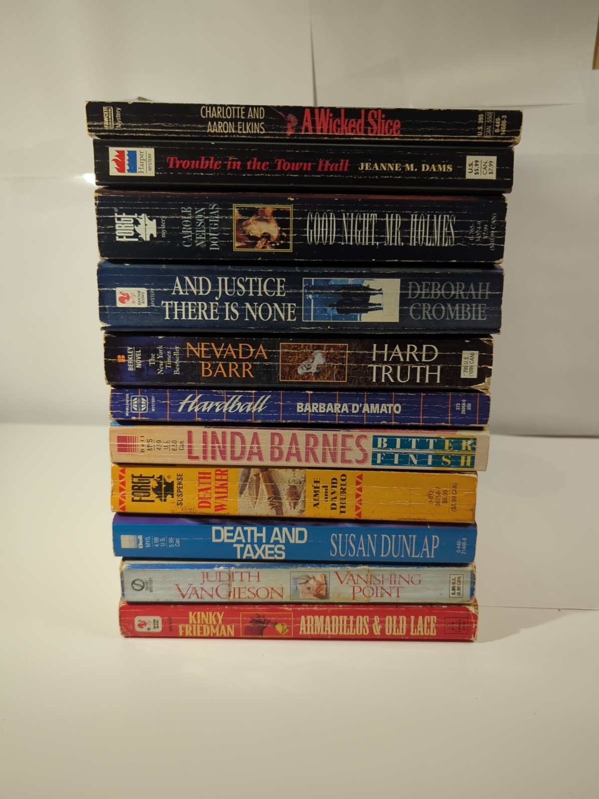 Mix Lot Of 11 Suspense Crime Mystery Thriller Fiction Paperback Books Random