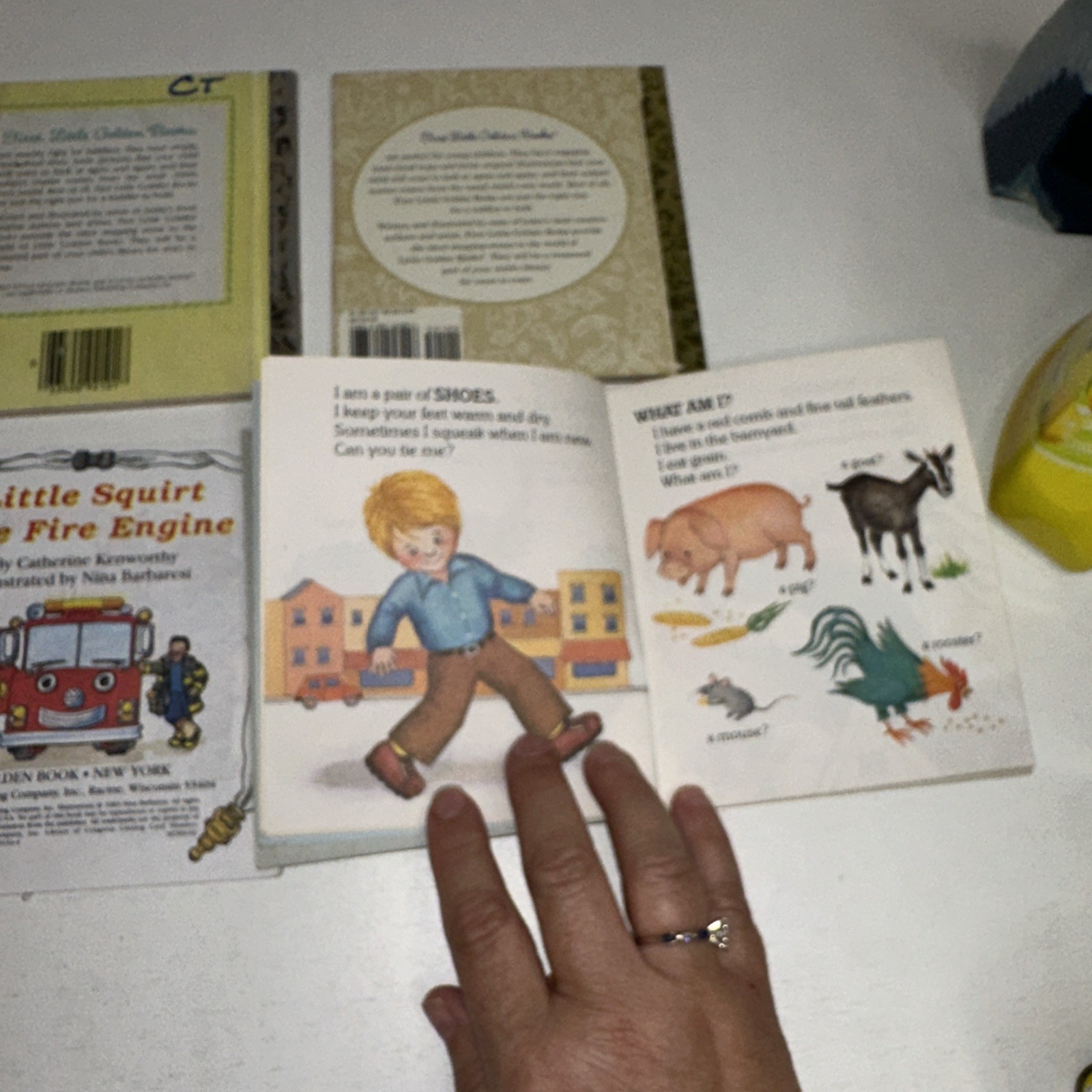 Vintage 1980s & 90’s A First Little Golden Books Mini HC Toddlers Lot Of 8