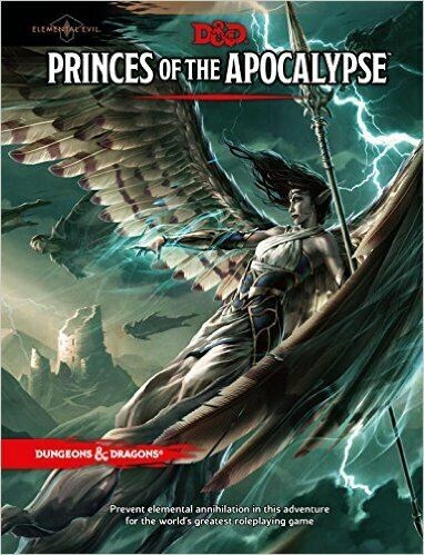 Wizards of the Coast D&D Princes of the Apocalypse HC 5th Ed WOC B24360000