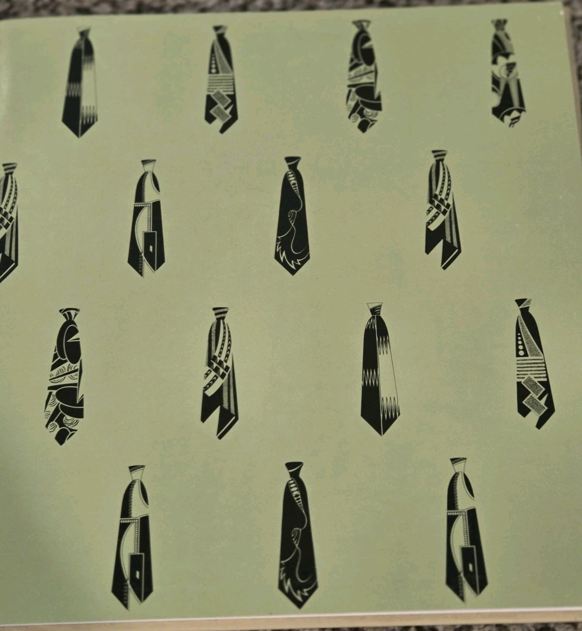 FIT TO BE TIED Vintage Ties of the 1940s and Early &rsquo;50s NICE Hardcover Book 1987
