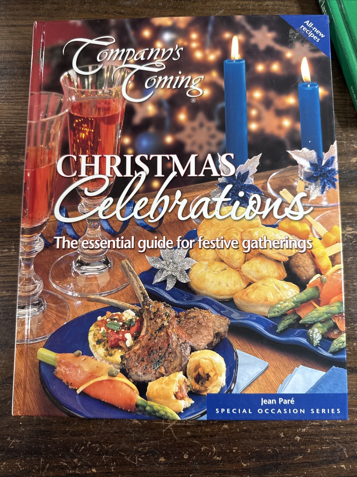 Lot Of 2 Hardback Christmas Holiday Cookbooks Recipes Family
