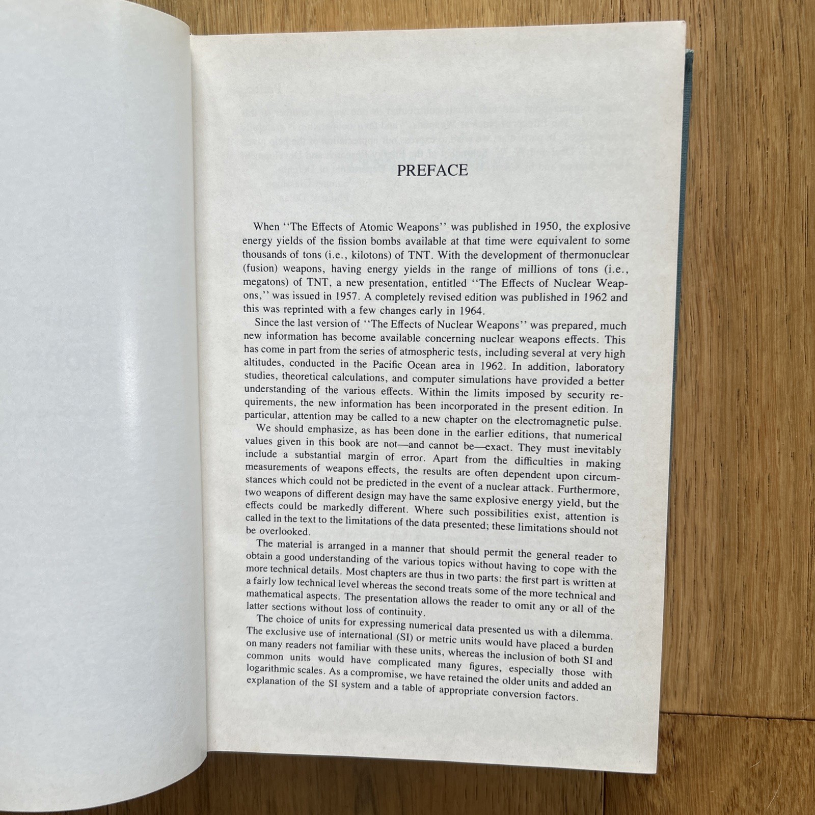 The Effects of Nuclear Weapons by Samuel Glasstone 3rd Ed 1977 with &lsquo;computer&rsquo;
