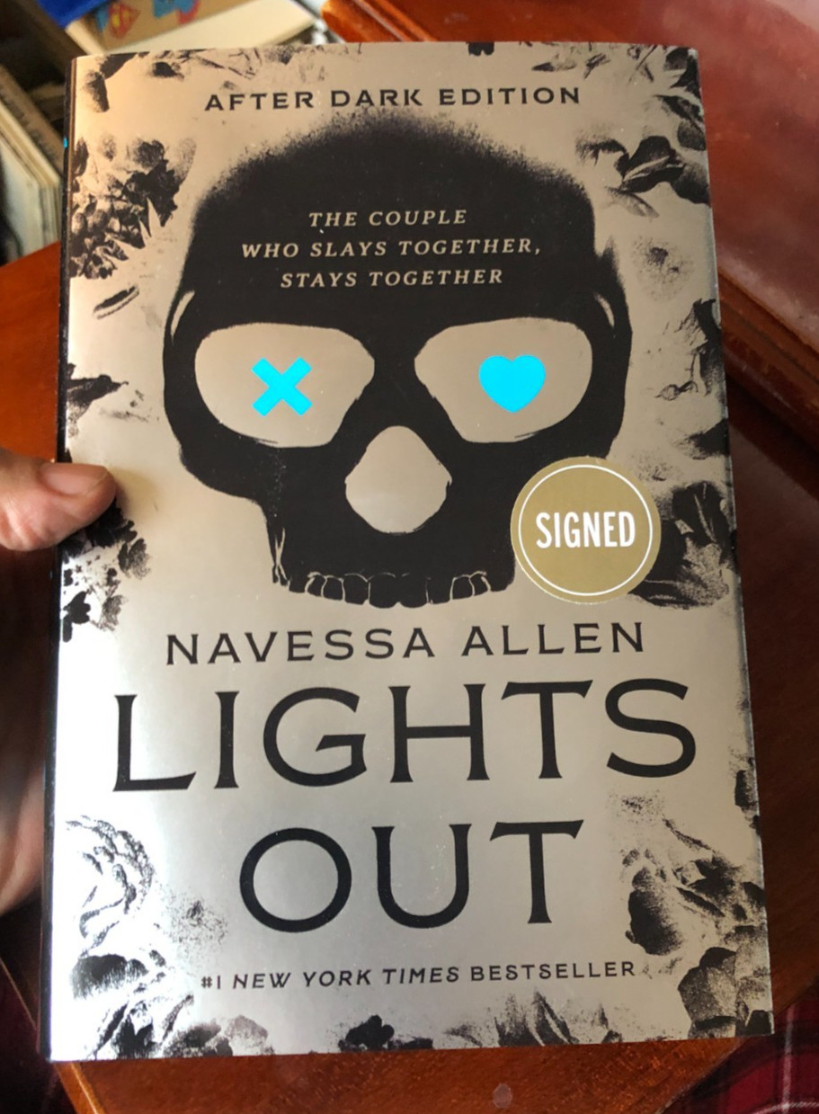 « Lights Out » by Navessa Allen – After Dark Edition – Signed HC 1st 2024-25