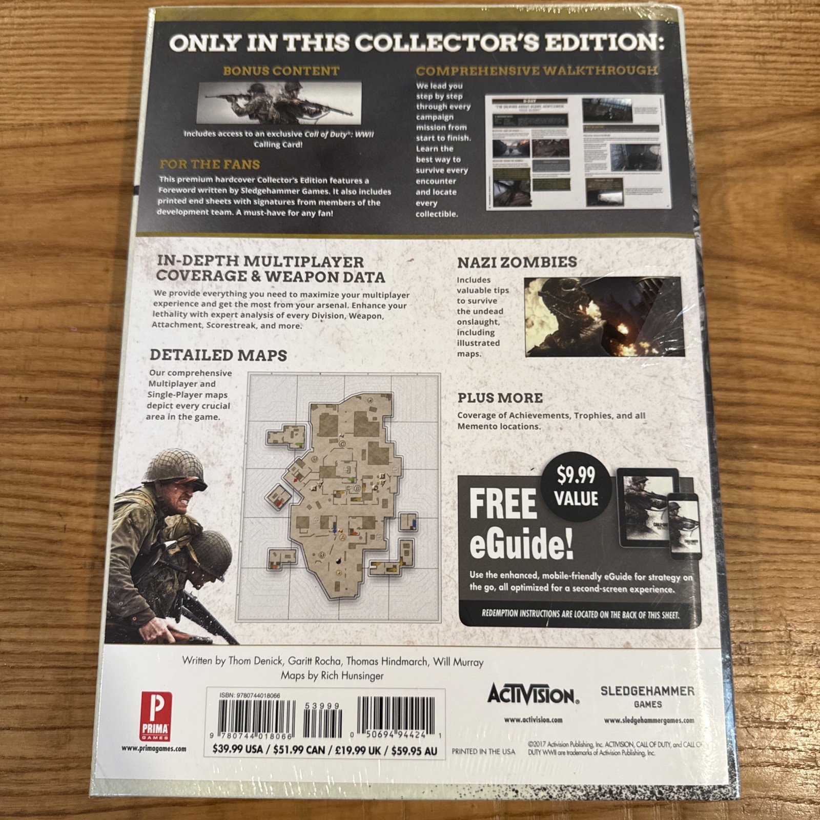 Call of Duty: WWII: Prima Collector&rsquo;s Edition Guide Sealed Brand New