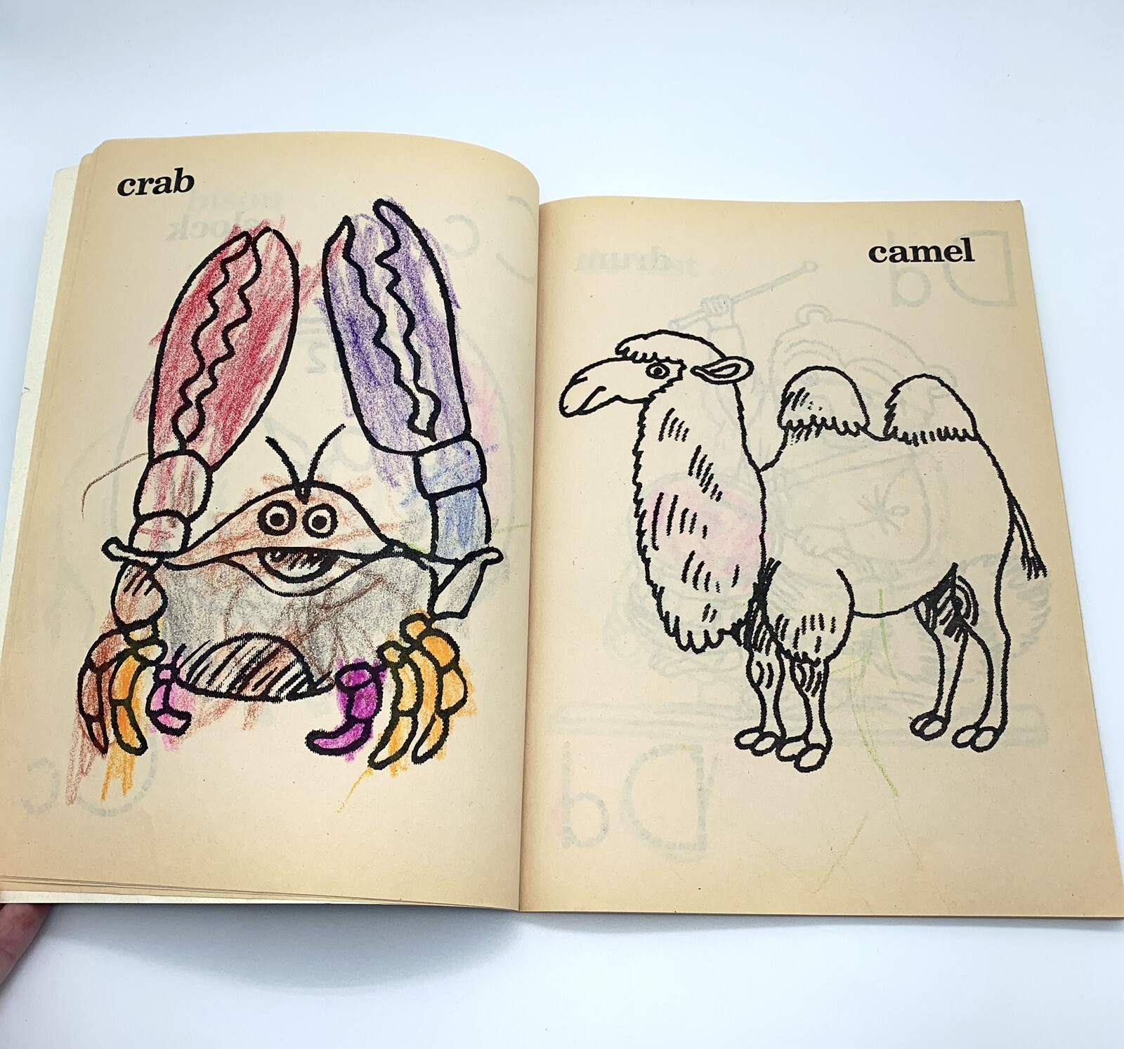 Vintage Coloring Books Lot 1980&rsquo;s & 1990s Sesame Street Santa Animals NOS & USED