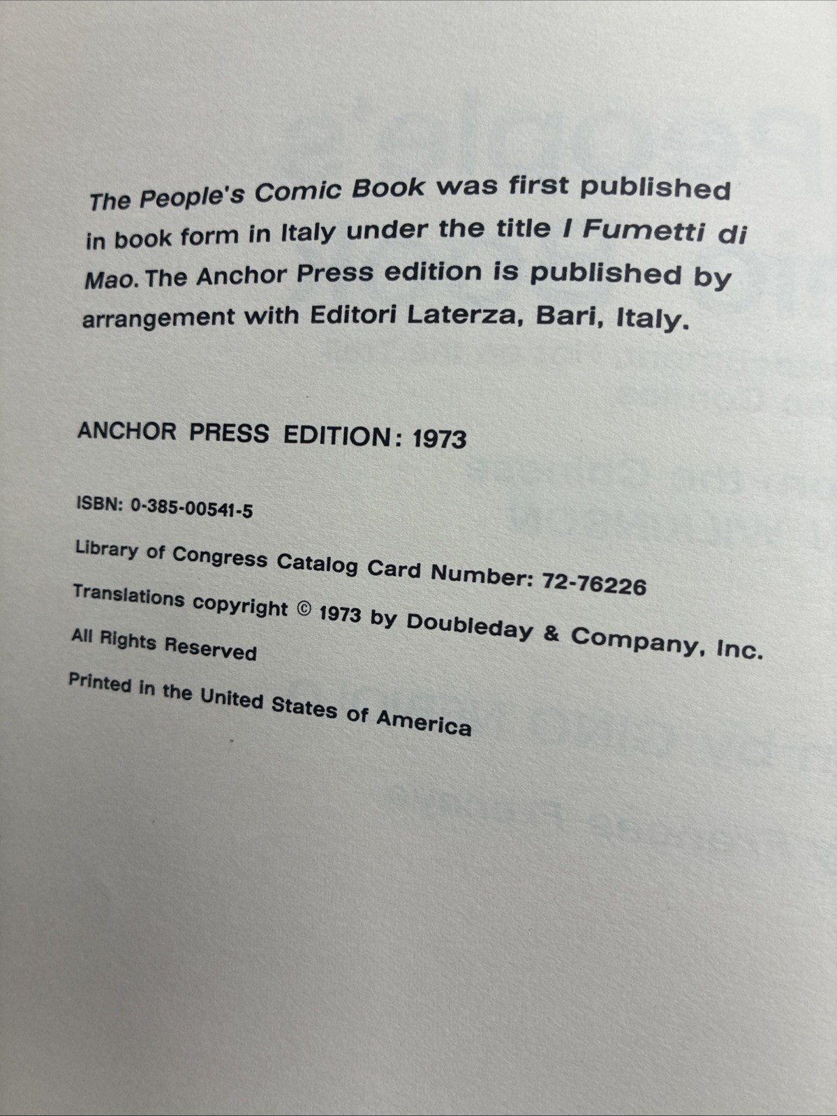 The People&rsquo;s Comic Book (1973) Red Women&rsquo;s Detachment, Hot on the Trail et al.