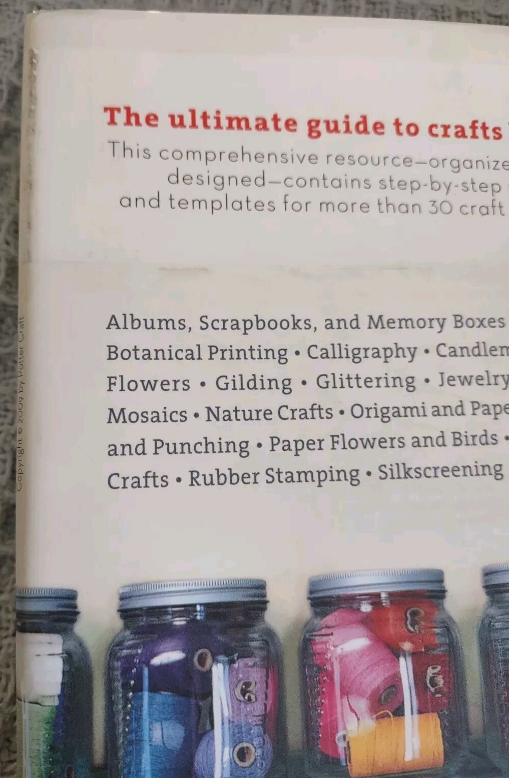 2009 First Edition Hardcover Book: Martha Stewart&rsquo;s Encyclopedia Of Crafts