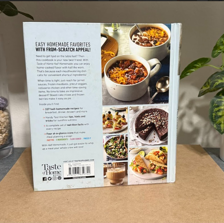 Taste of Home Half Homemade: 300+ Shortcut Recipes for- paperback