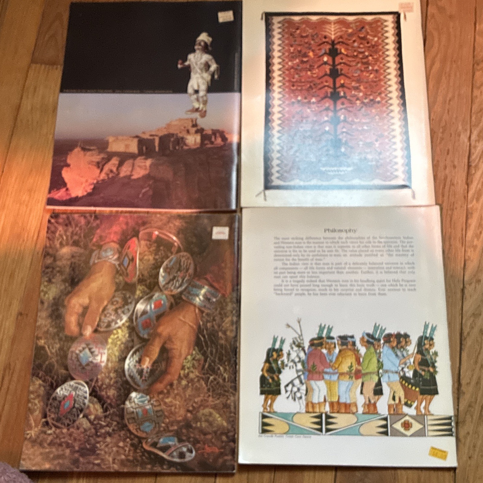 Lot of 4 Native American/Navajo Weaving /Southwestern Indian/ Arizona hwys books