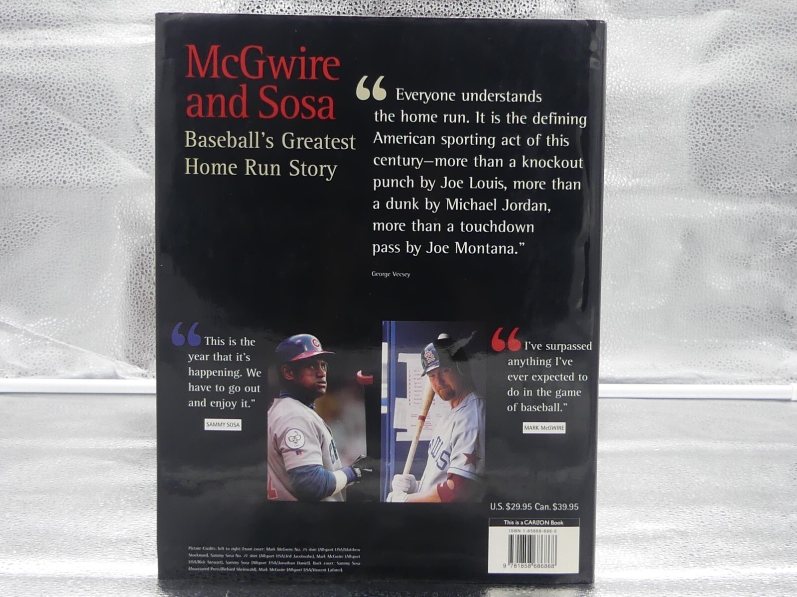 McGwire And Sosa Baseball&rsquo;s Greatest Home Run Story HC+DJ 1st/1st Edition