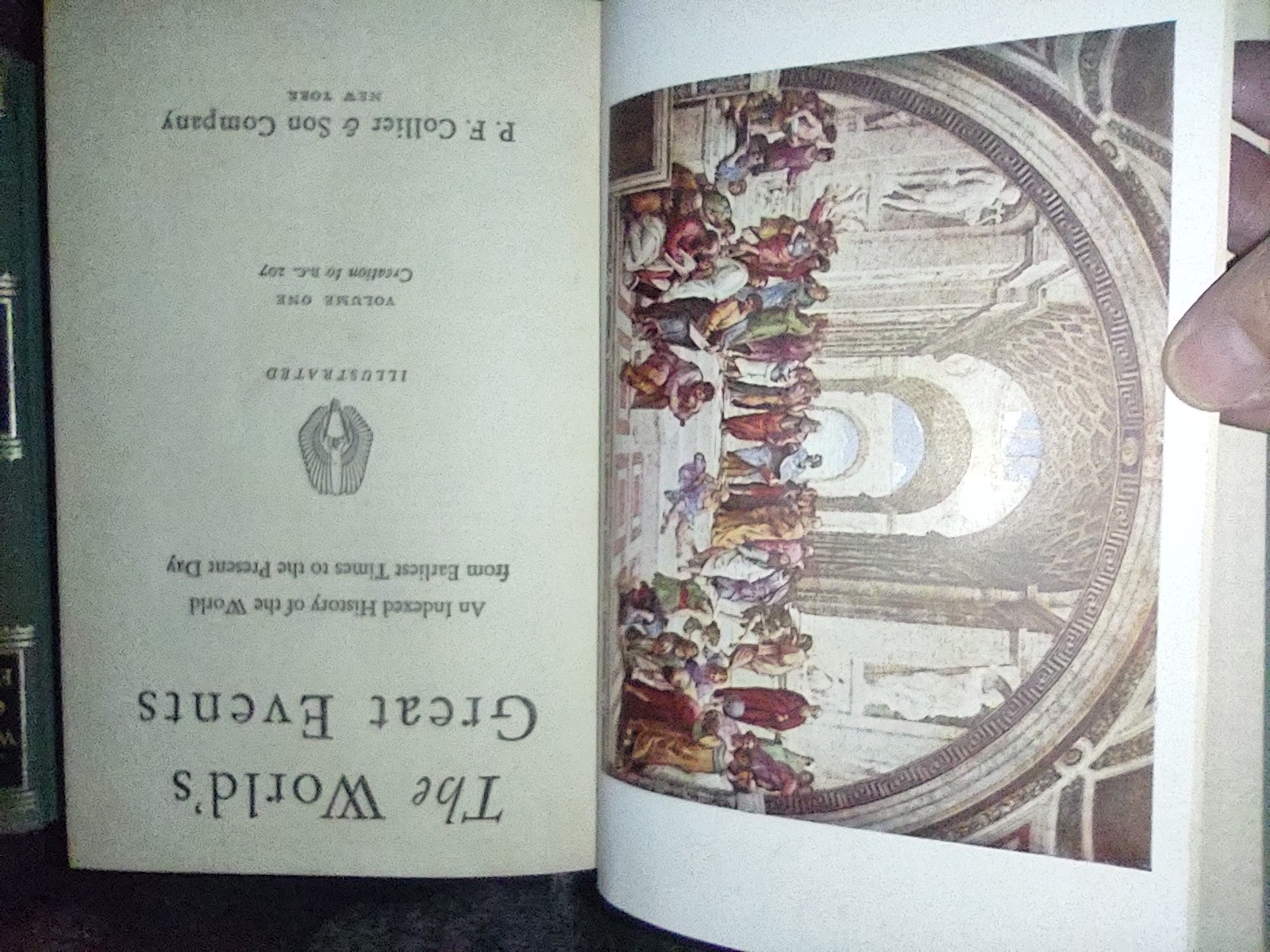 Complete Set Collier, The World&rsquo;s Great Events, 10 Volumes HC VGC, 1945