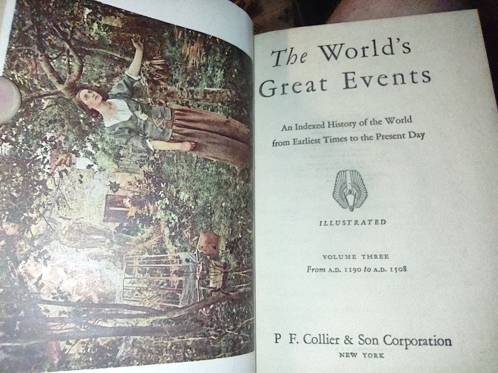 Complete Set Collier, The World&rsquo;s Great Events, 10 Volumes HC VGC, 1945