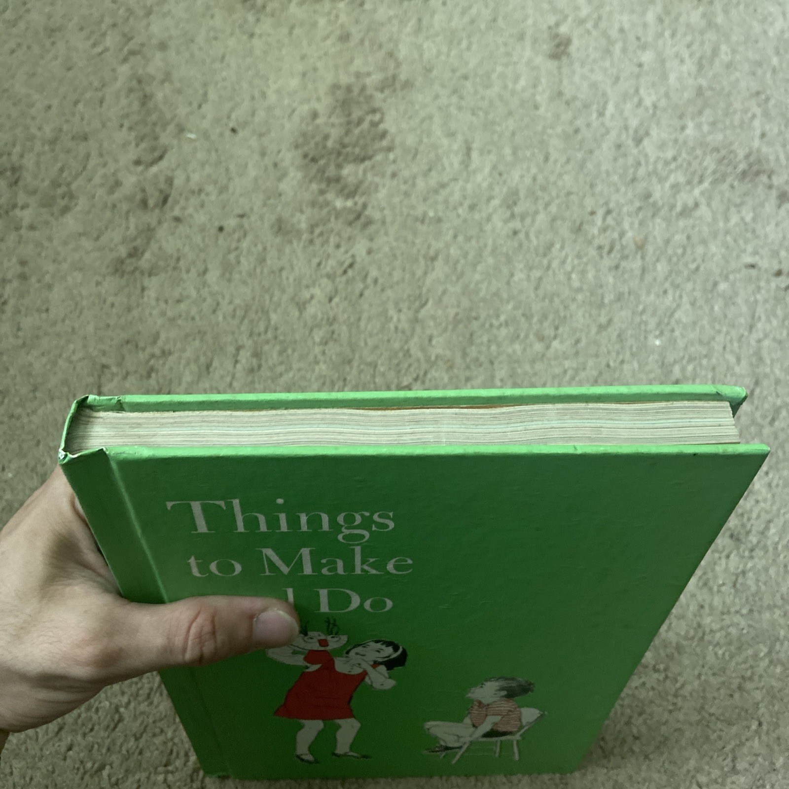 Things To Make And Do, Vintage Child Horizons Books 1974 Illustrated Hardcover