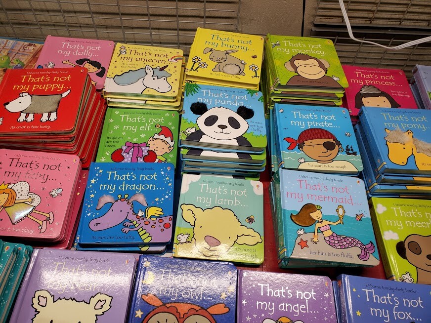 LOT OF 5 USBORNE KIDS TOUCHY-FEELY « THAT&rsquo;S NOT MY » BOARD BOOKS – RANDOM *MIX*