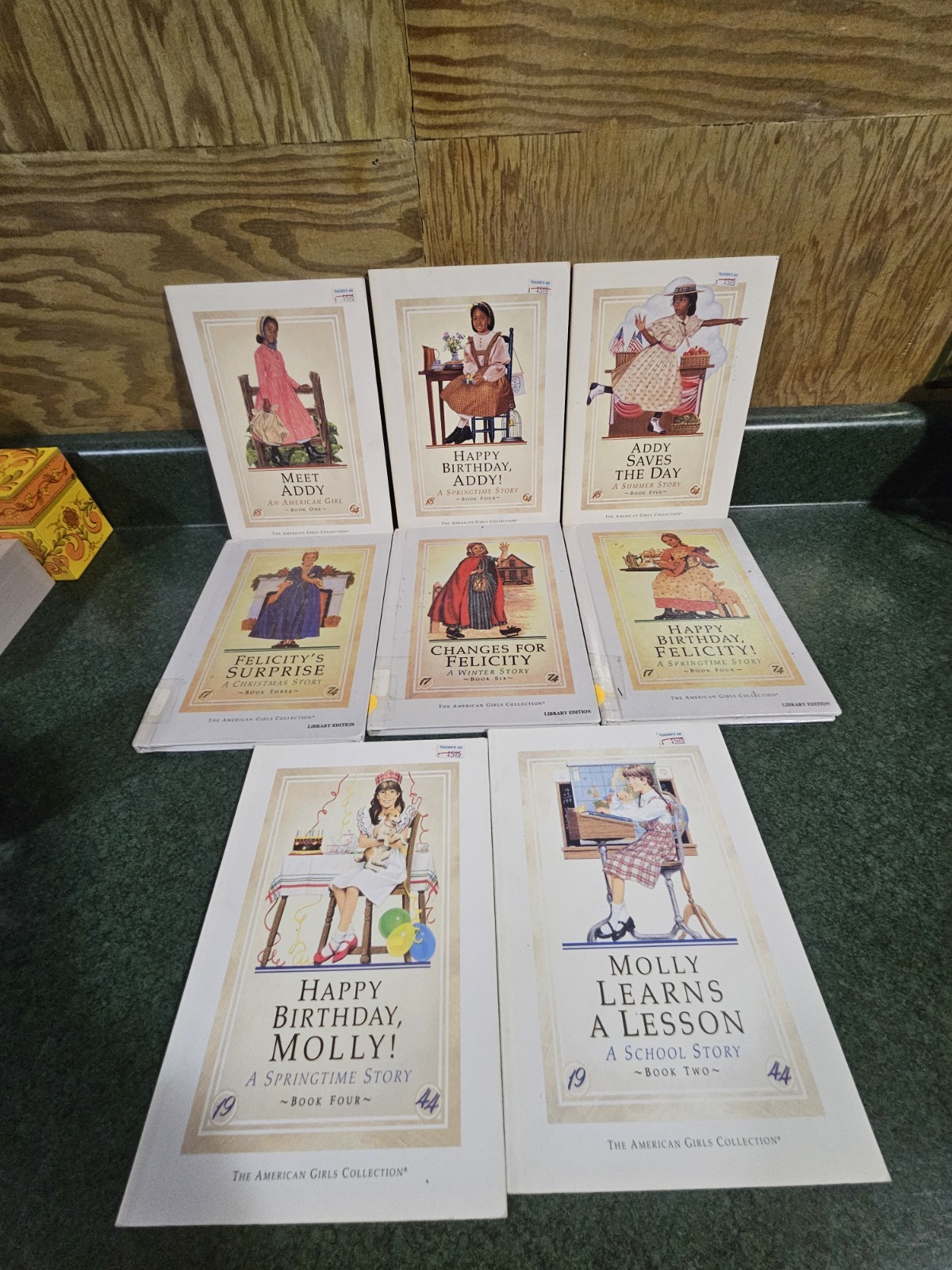 American Girl Story Book Lotof 8 Molly, Felicity and Addy PB and Hardcover asst.